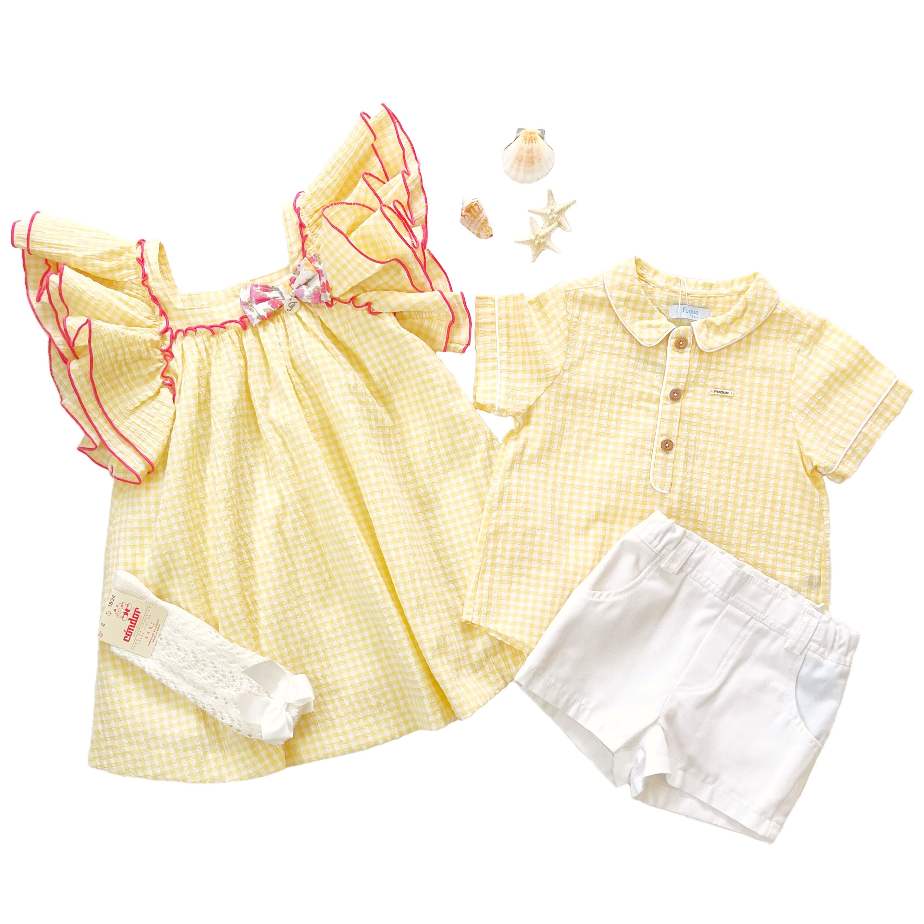 Emily フリルワンピース｜Foque サイズ: 5Y(110cm)