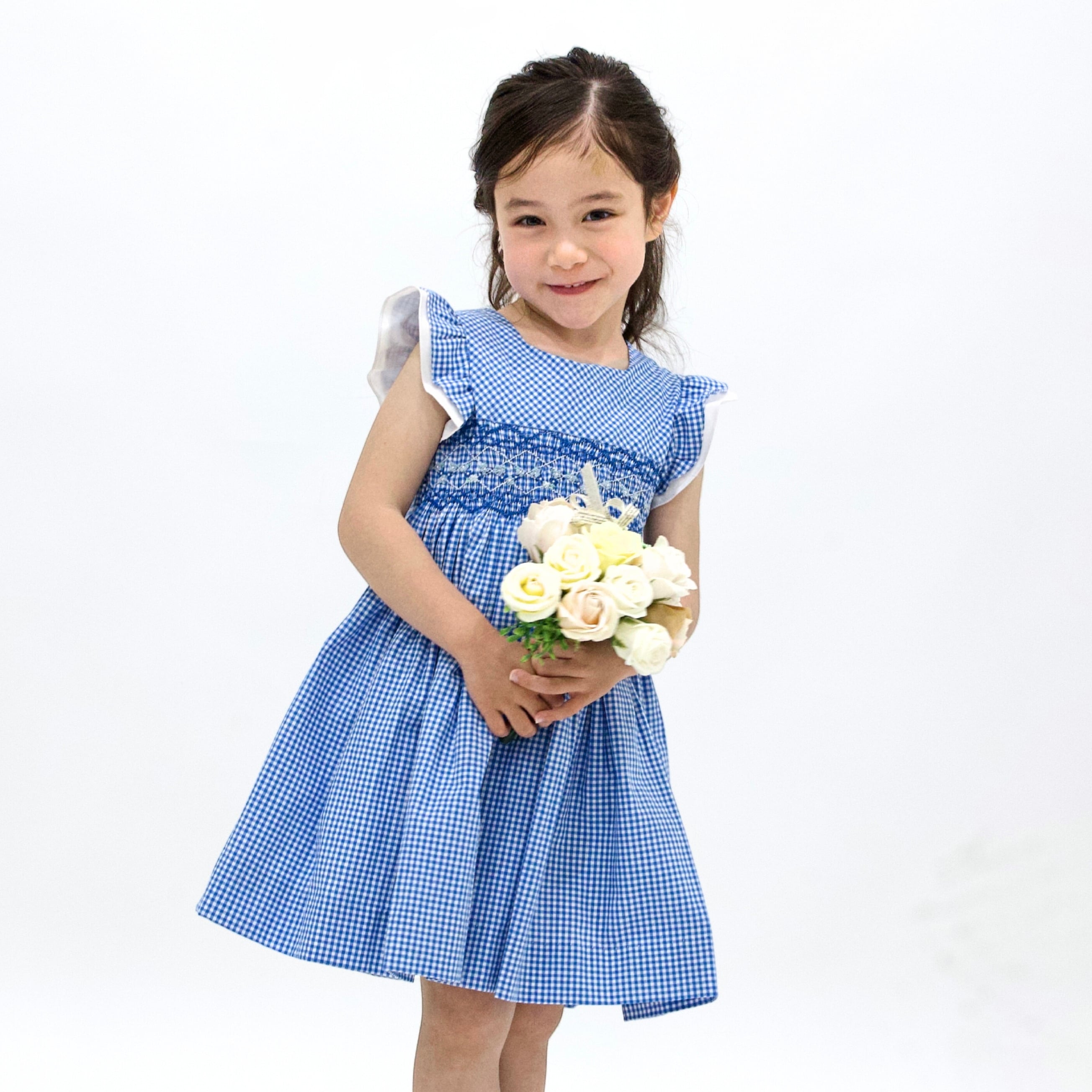 Enora スモッキングワンピース｜Kidiwi サイズ: 2Y(92cm)