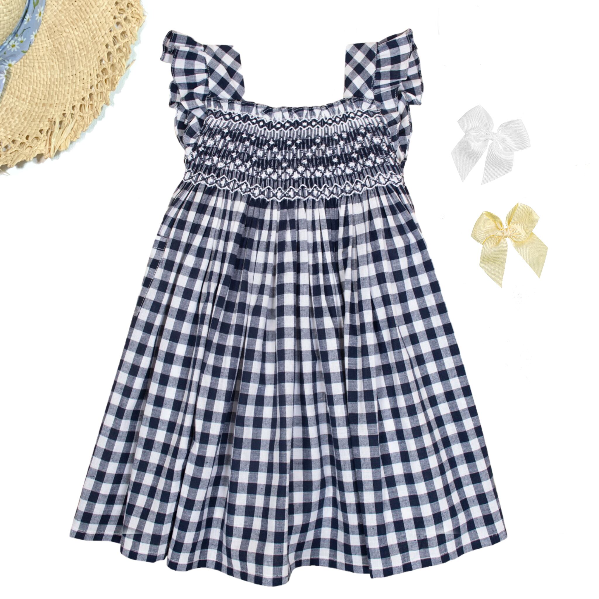 Crocus スモッキングワンピース｜Kidiwi サイズ: 3Y(98cm)