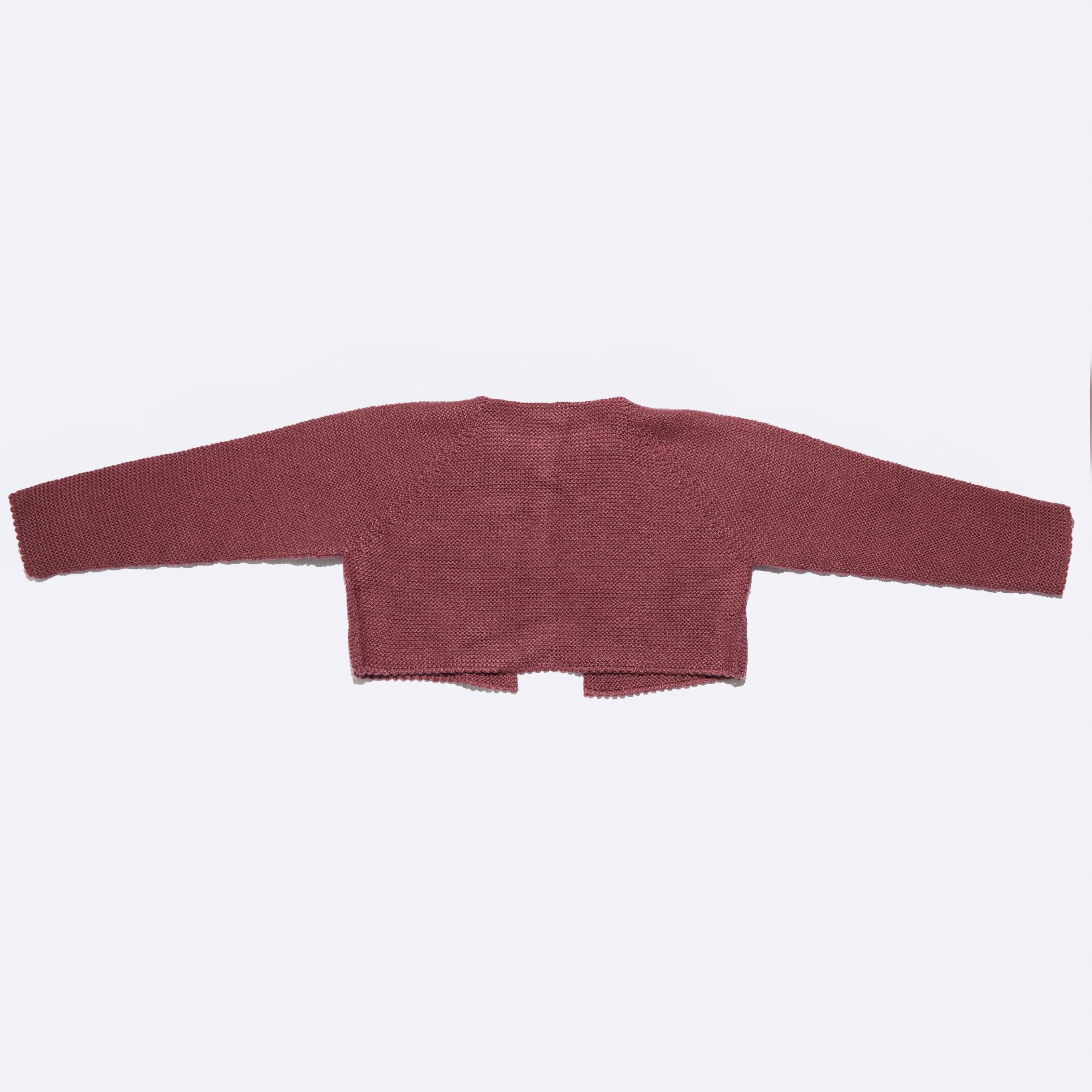  Cardigan（ブルゴーニュ）｜Pi&Pa サイズ: 12M(80cm）