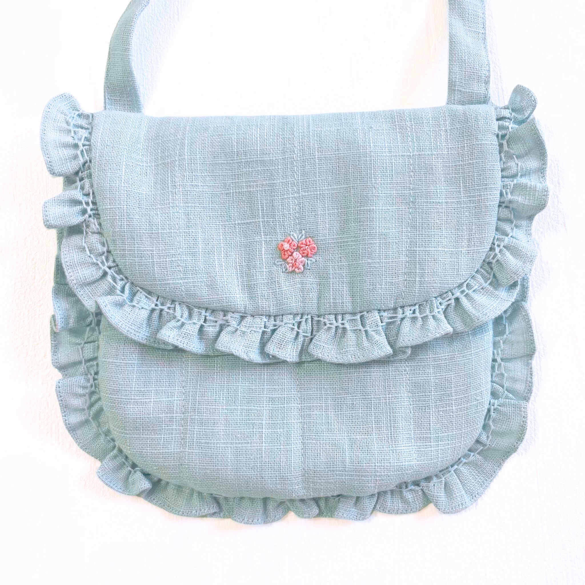  Mint Linen ポシェット｜Kidiwi