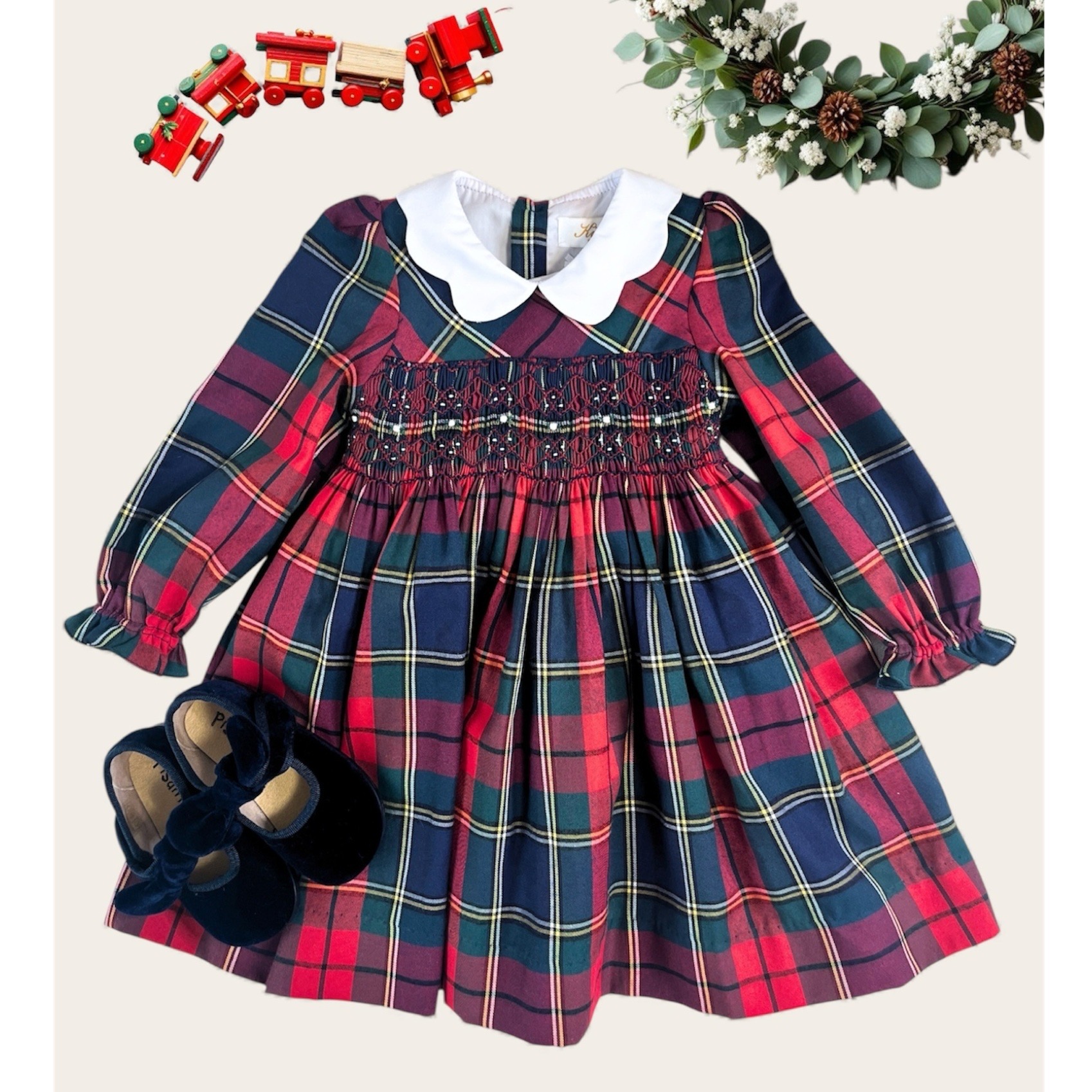  Ritha スモッキングワンピース｜Kidiwi