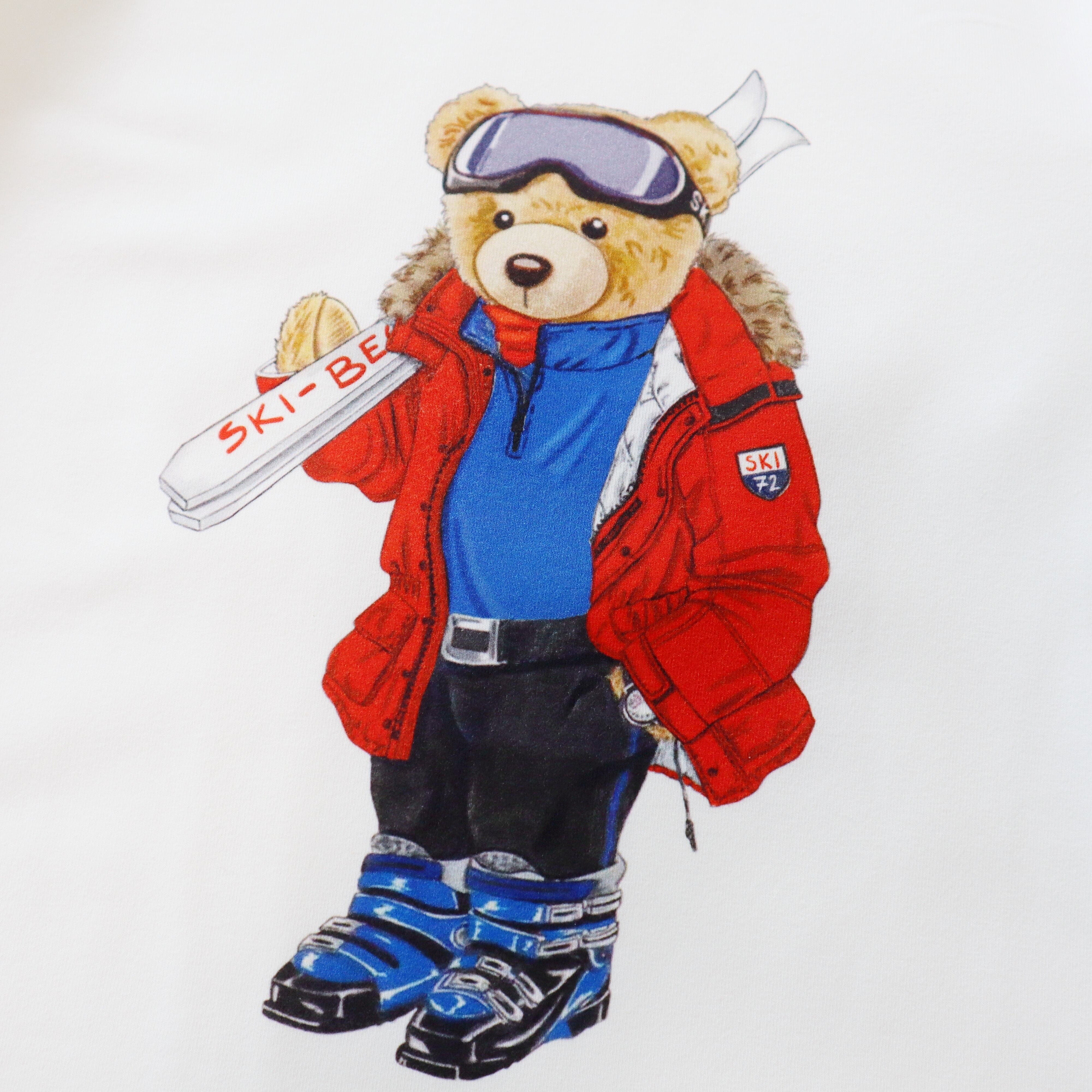  Skiing Bear トップス｜Perte サイズ: 4Y(104cm)