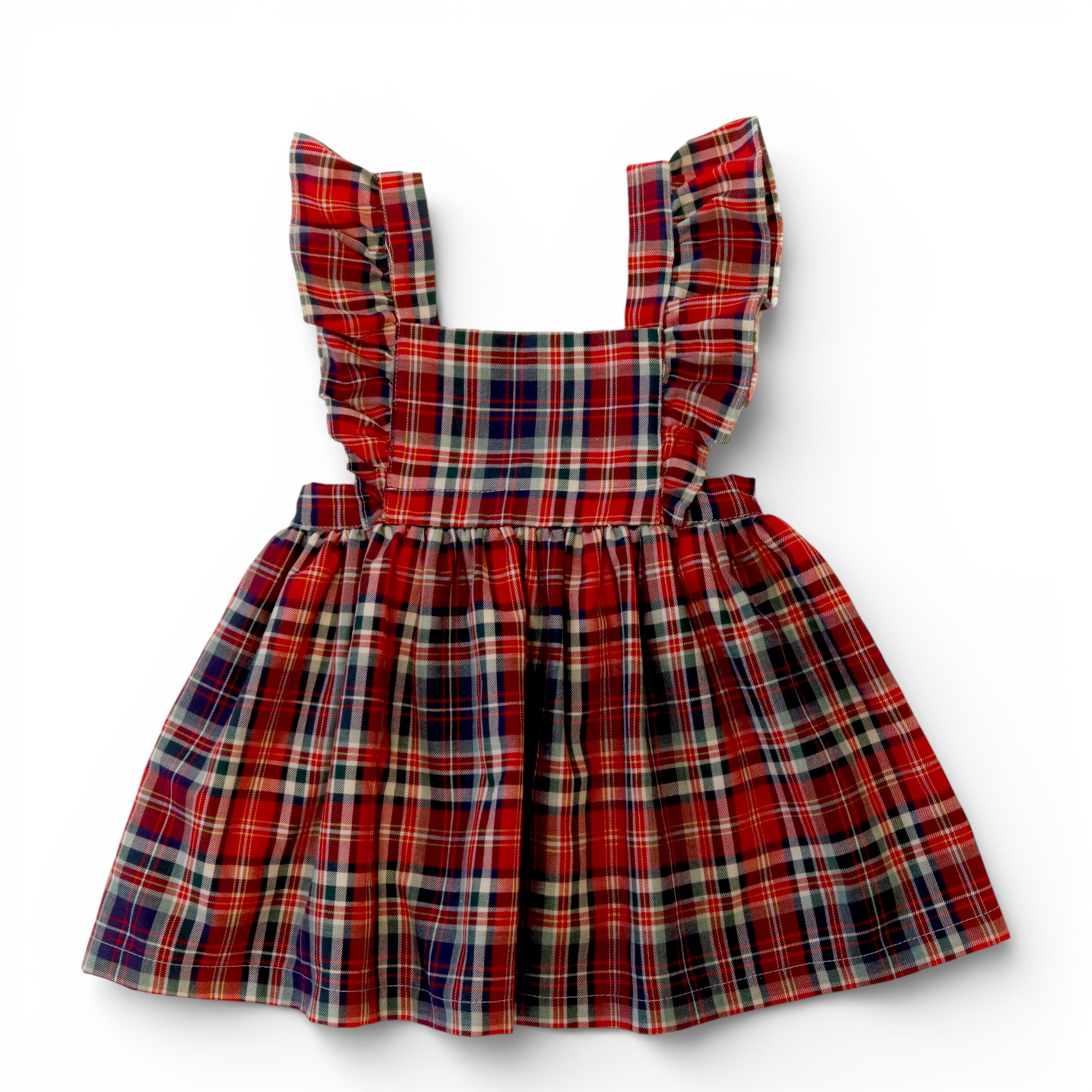  Red Tartan シャツ＆ワンピース セットアップ｜Belan サイズ: 4Y(104cm)