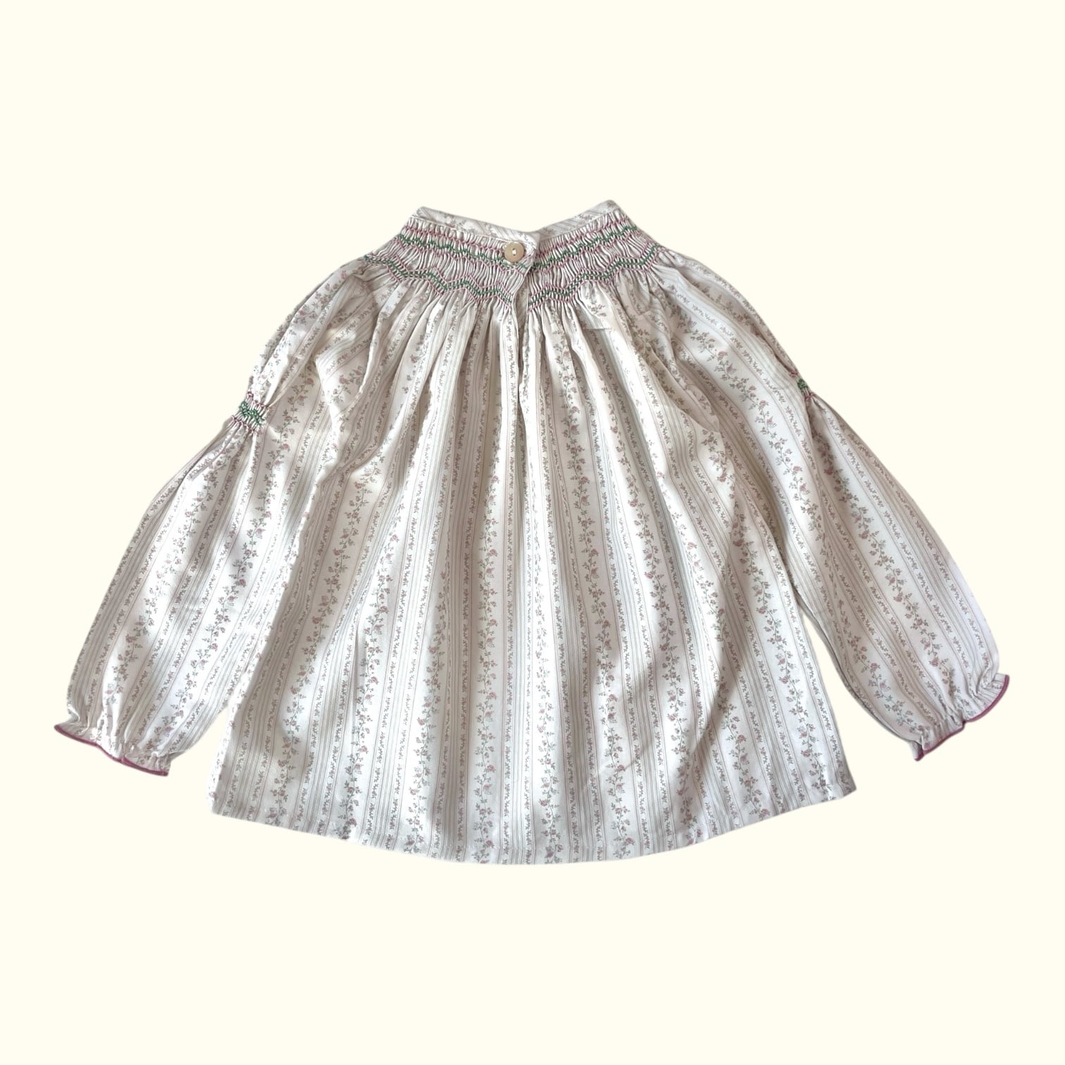  Rose Smocking Shirt｜Marie Puce サイズ: 4Y(104cm)