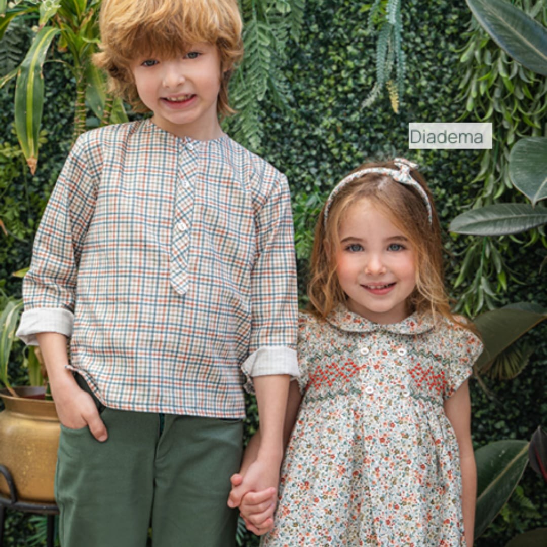  Botanical スモッキングワンピース｜Cua-cuak サイズ: 2Y(92cm)