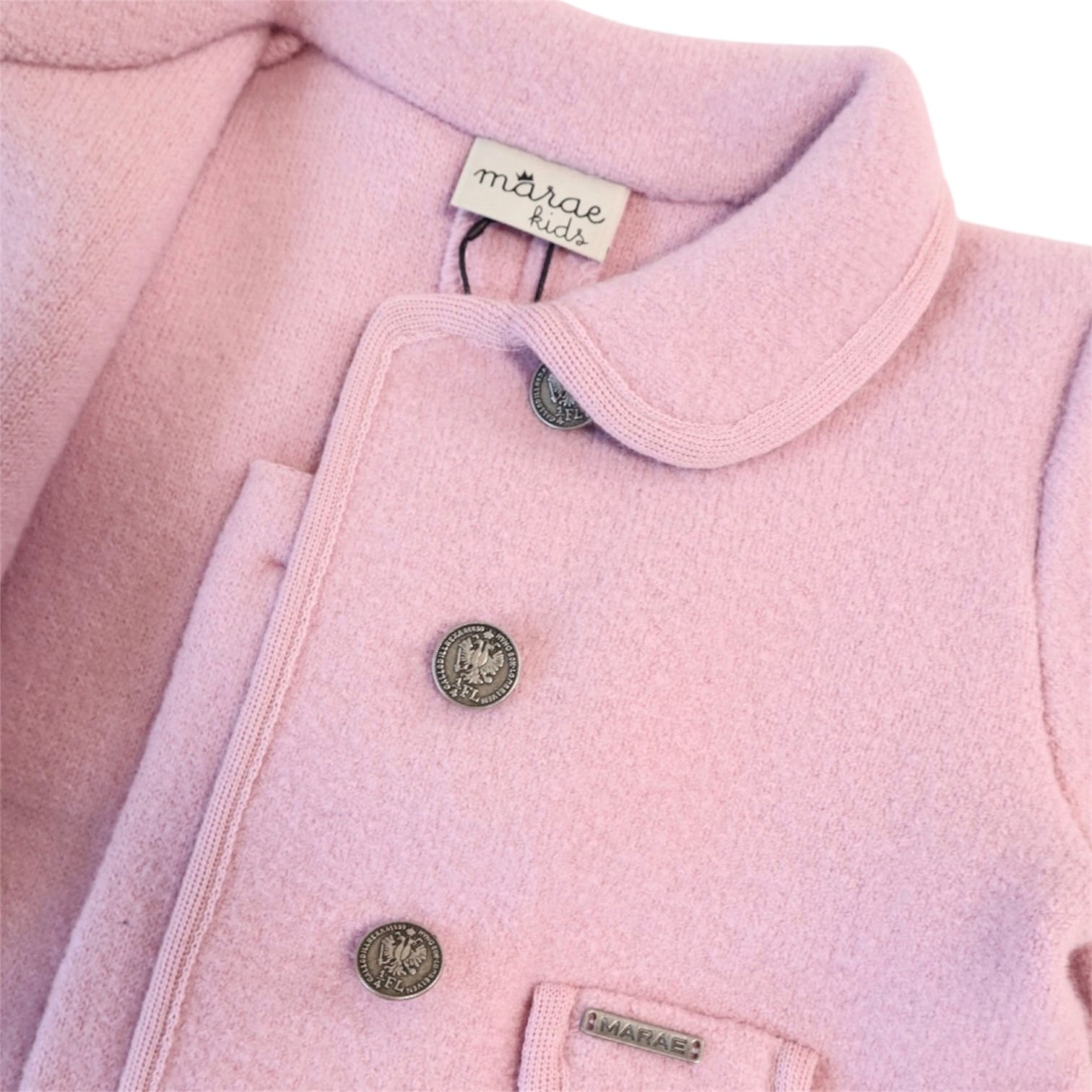 ダブルブレストコート（ROSE）｜Marae サイズ: 4Y(104cm)