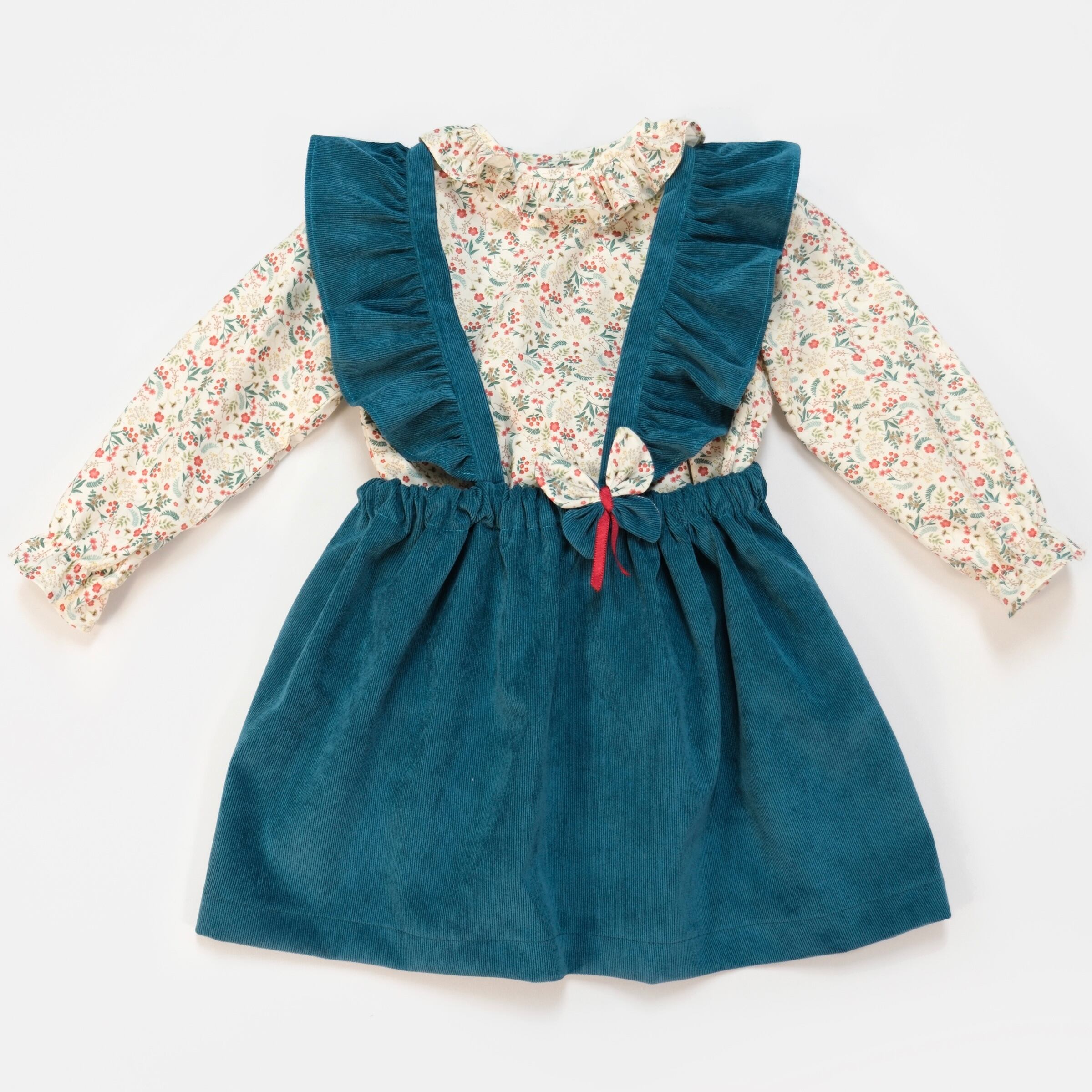  Green Corduroy シャツ＆ワンピース セットアップ｜Belan