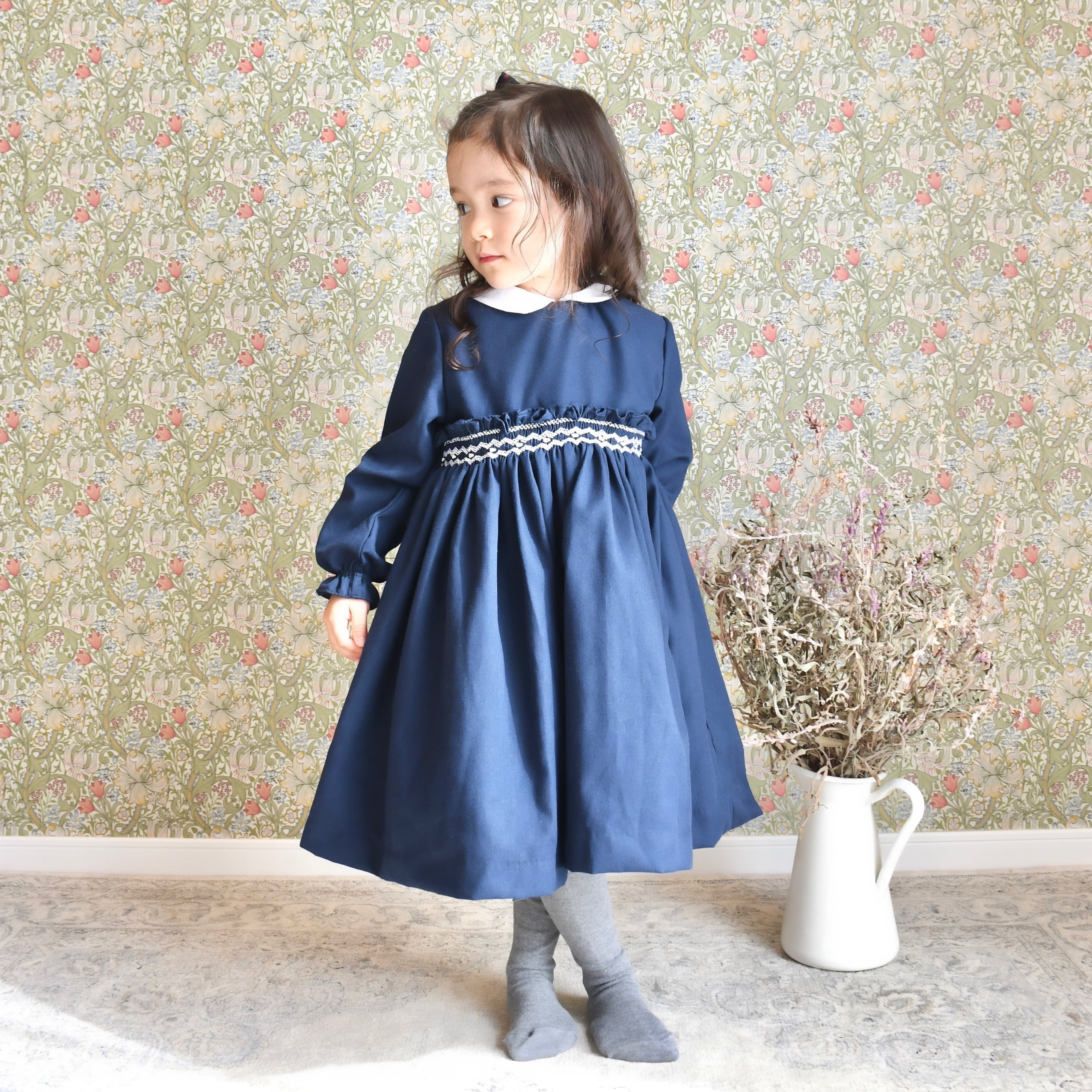  【Last 8Y】 Noel スモッキングワンピース｜Pi&Pa サイズ: 8Y(128cm)