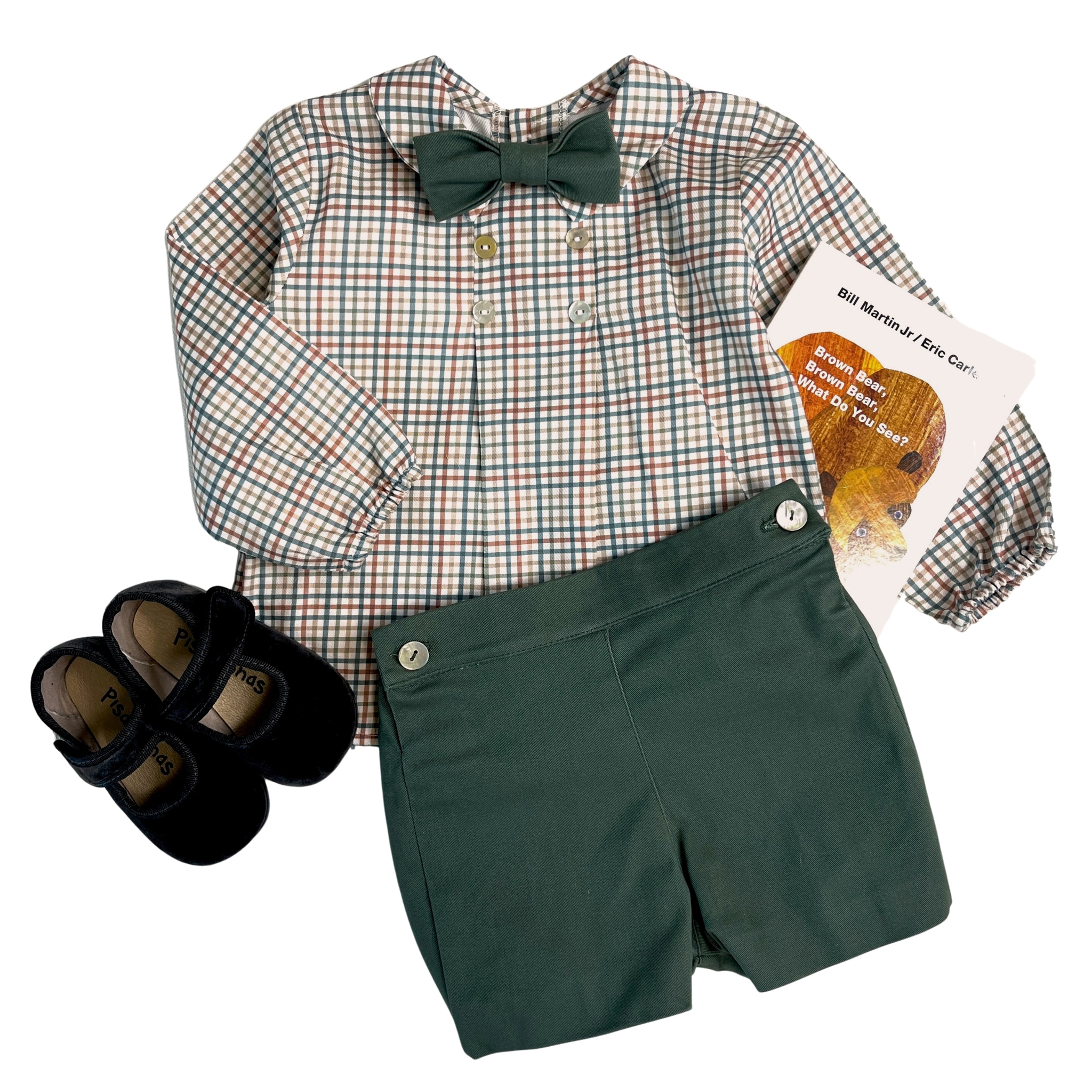  Check シャツ＆パンツ セットアップ｜Cua-cuak