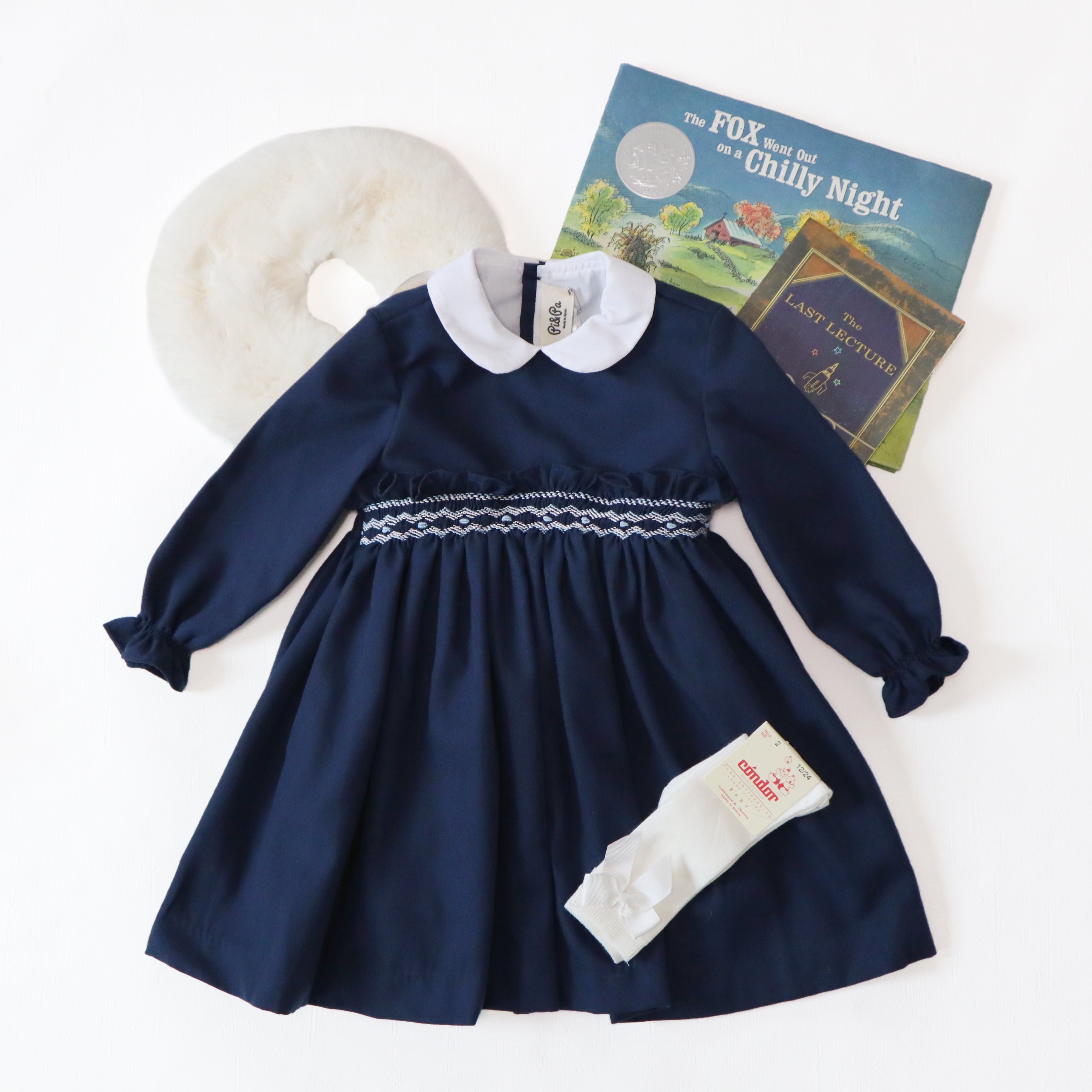  【Last 8Y】 Noel スモッキングワンピース｜Pi&Pa サイズ: 8Y(128cm)