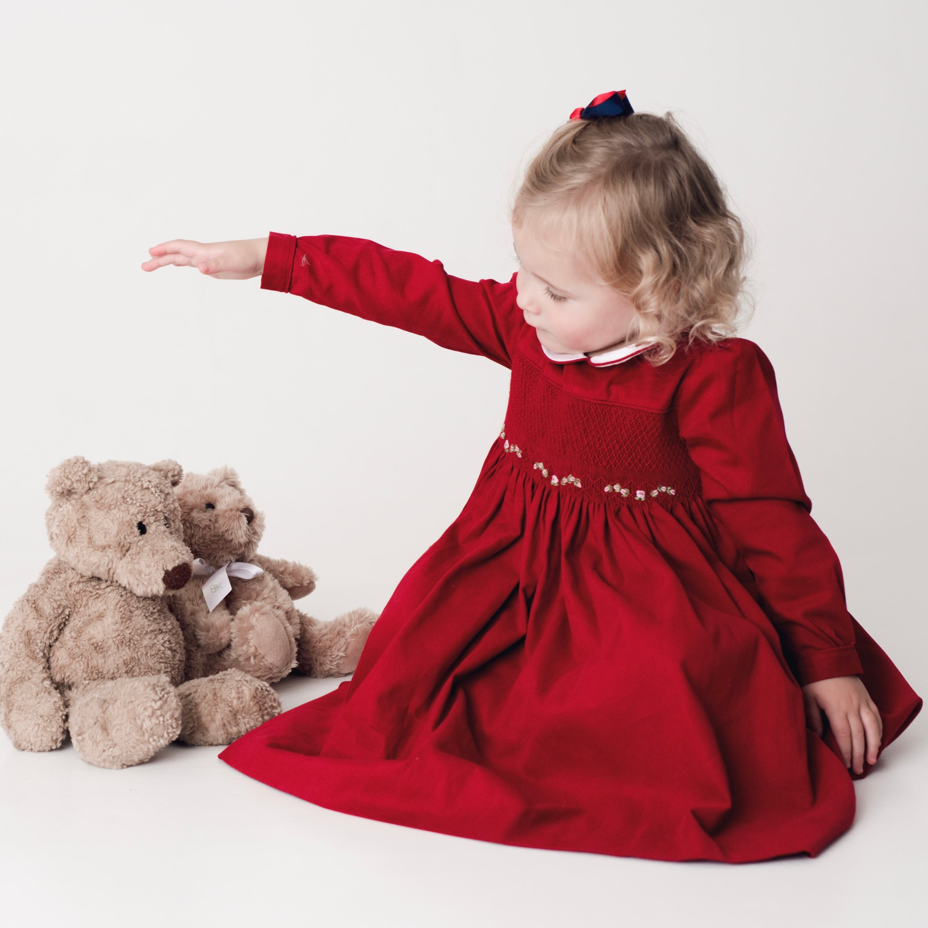 Bella スモッキングワンピース（2Yまでブルマ付）｜Annafie サイズ: 3Y(98cm)