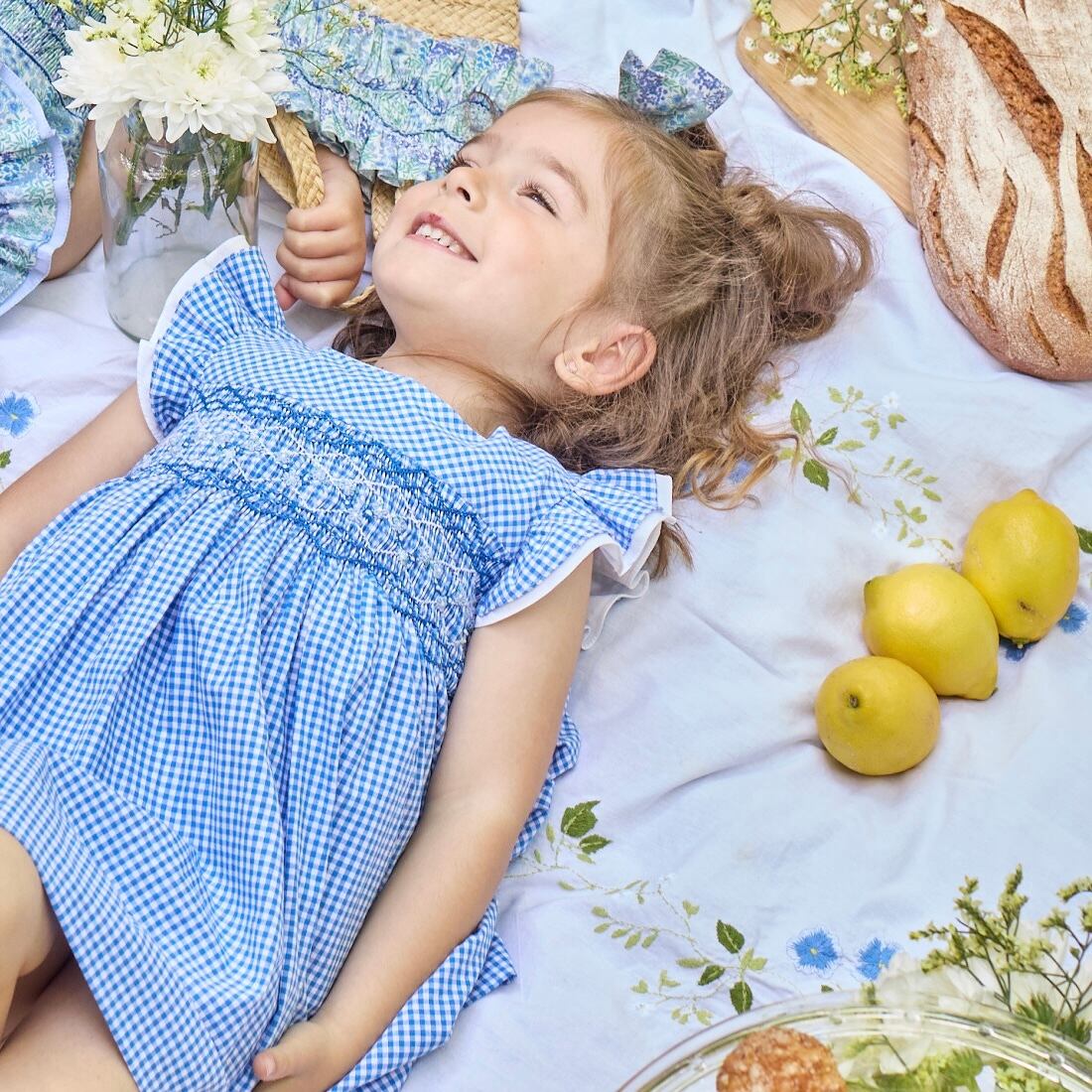 Enora スモッキングワンピース｜Kidiwi サイズ: 2Y(92cm)