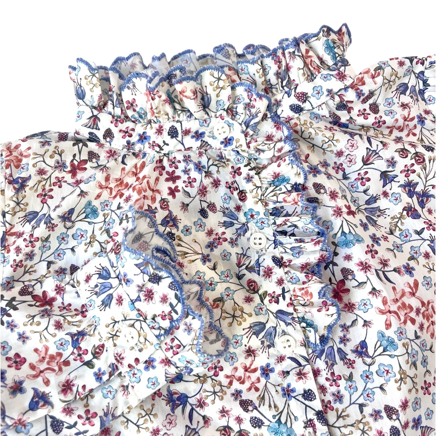  Liberty Flower Shirt｜Marie Puce サイズ: 3Y(98cm)