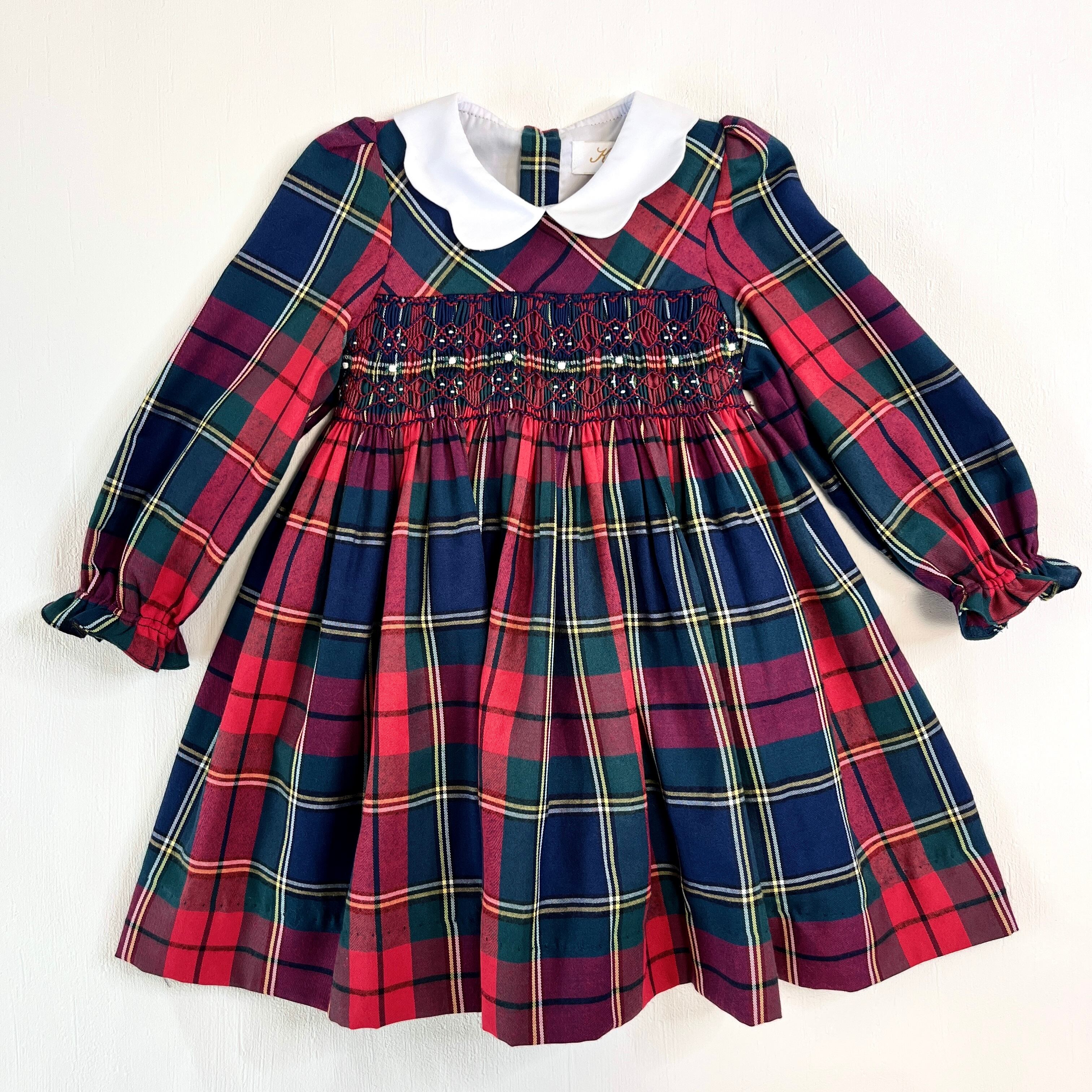  Ritha スモッキングワンピース｜Kidiwi サイズ: 2Y(92cm)