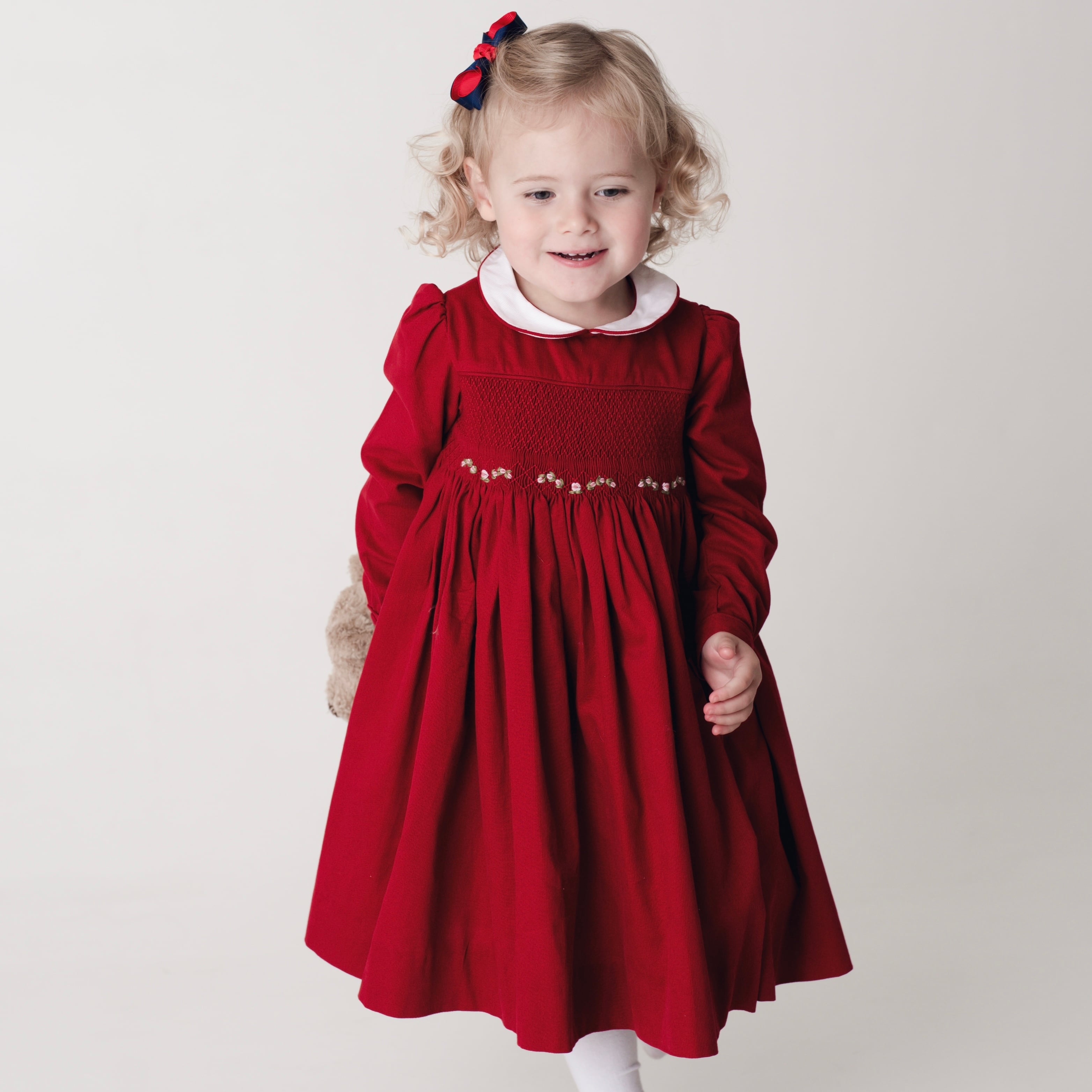 Bella スモッキングワンピース（2Yまでブルマ付）｜Annafie サイズ: 3Y(98cm)