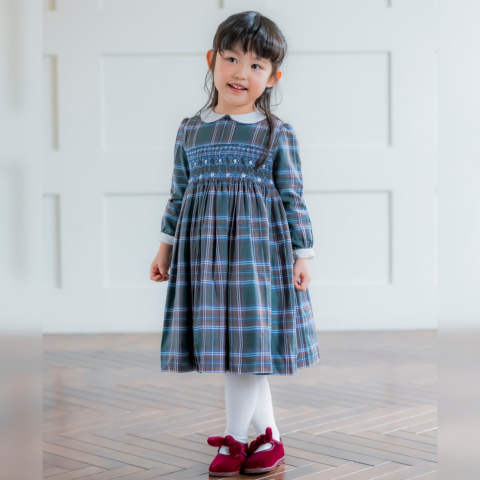 Charlotte スモッキングワンピース｜Annafie サイズ: 3Y(98cm)