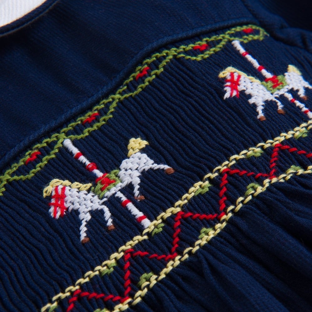 Carousel スモッキングワンピース｜Annafie サイズ: 12M(80cm）