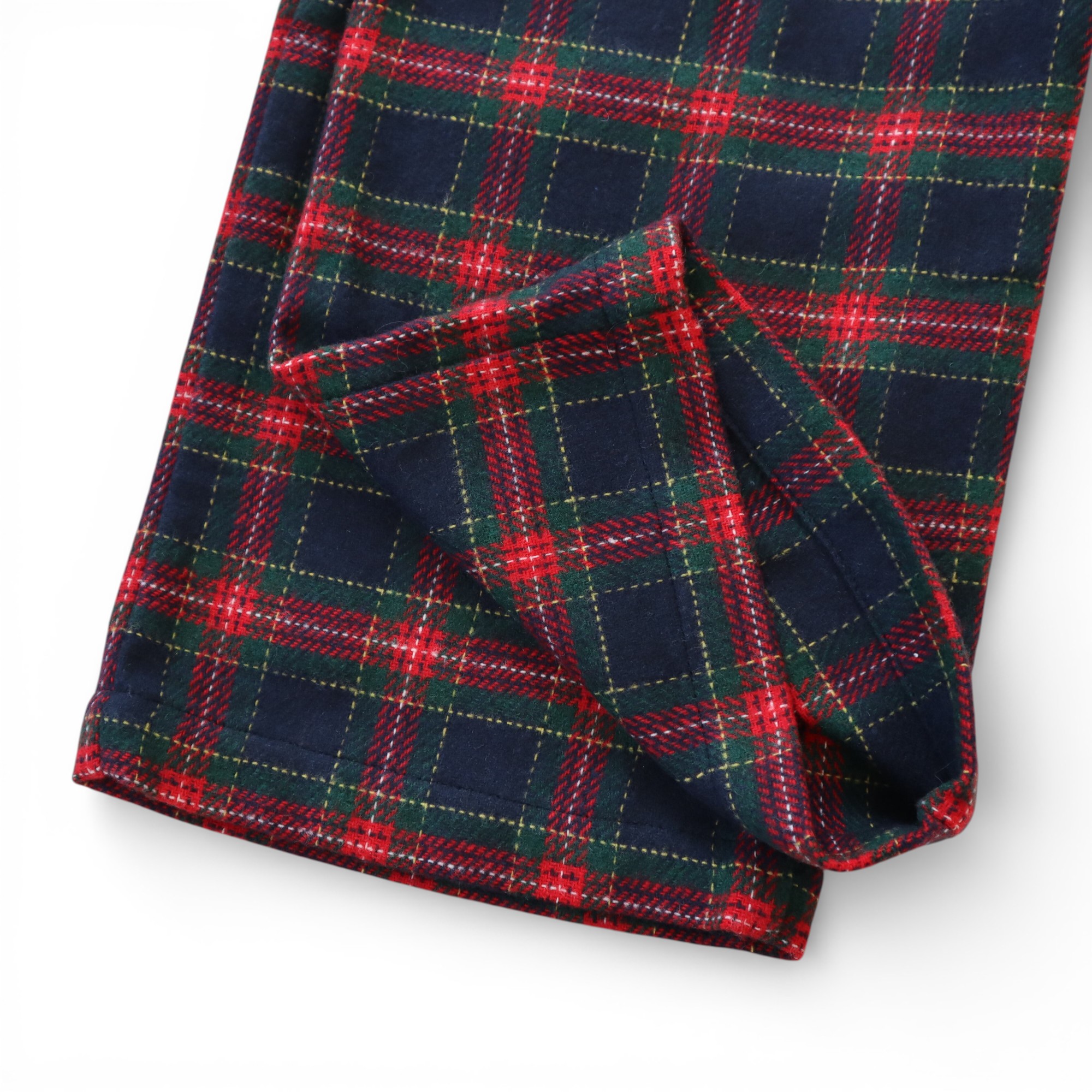  Tartan Gaucho パンツ｜Perte サイズ: 4Y(104cm), カラー: RED TARTAN