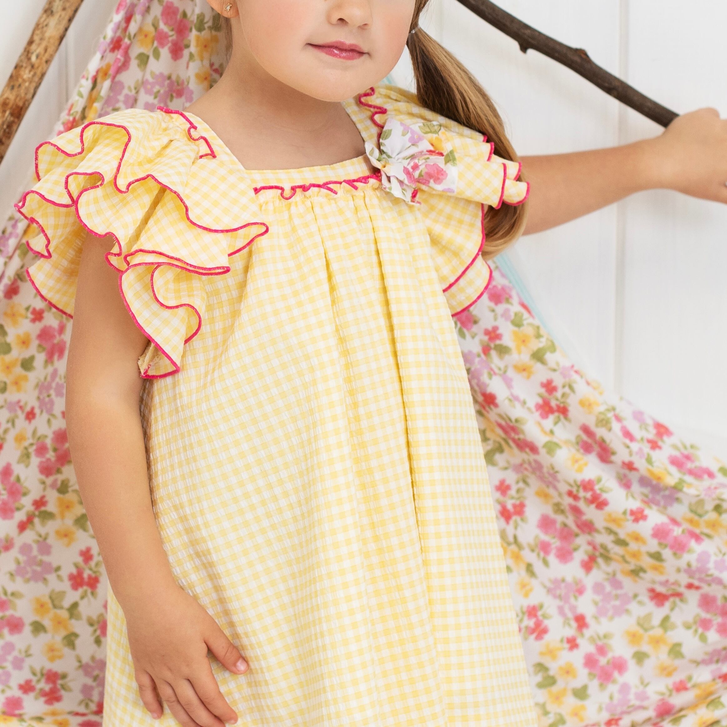 Emily フリルワンピース｜Foque サイズ: 5Y(110cm)