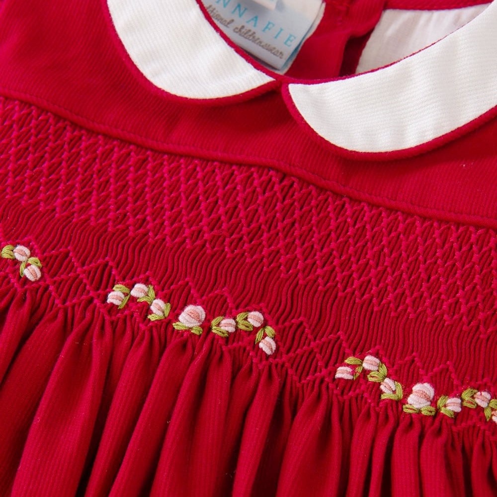 Bella スモッキングワンピース（2Yまでブルマ付）｜Annafie サイズ: 3Y(98cm)