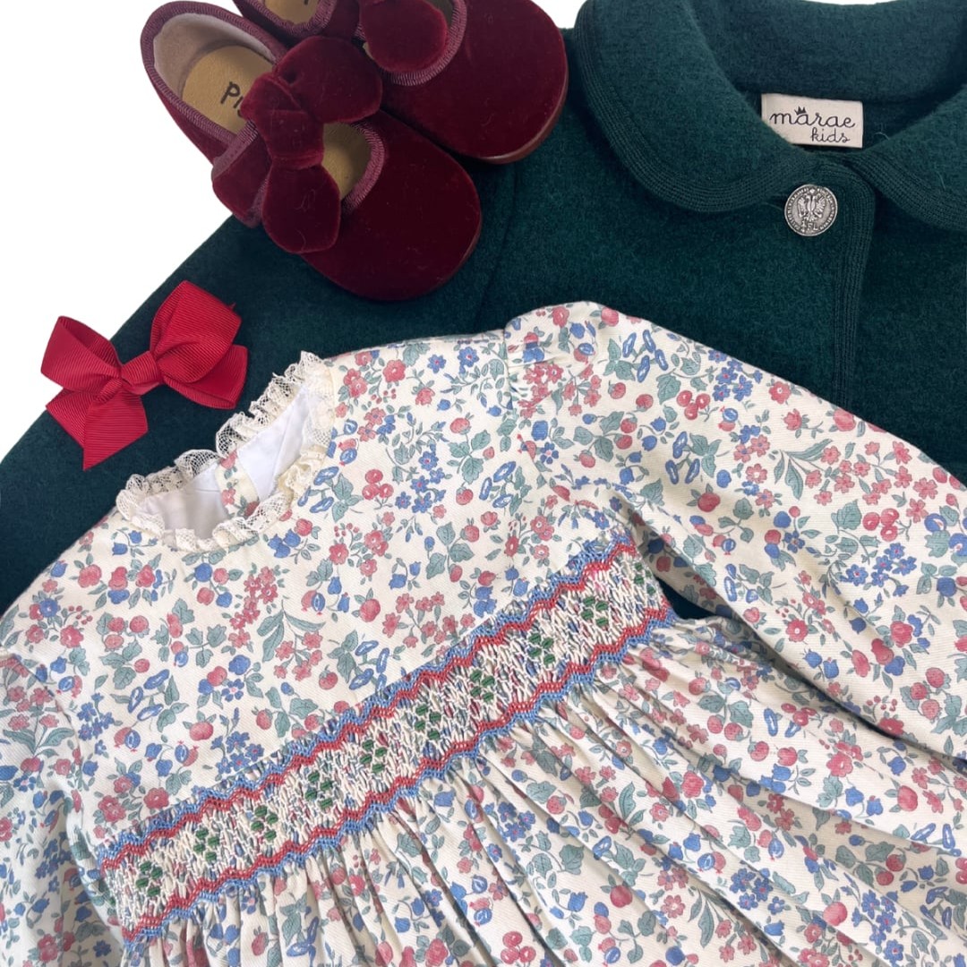  Valeria スモッキングワンピース｜Pi&Pa サイズ: 2Y(92cm)