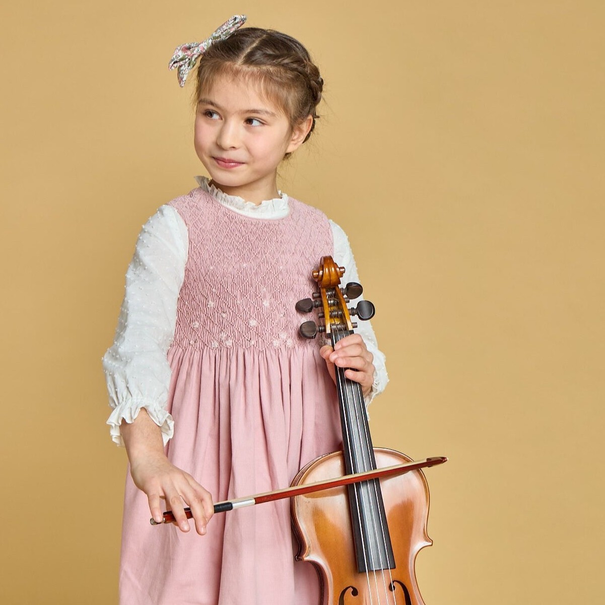  Emma スモッキングワンピース｜Kidiwi サイズ: 2Y(92cm)