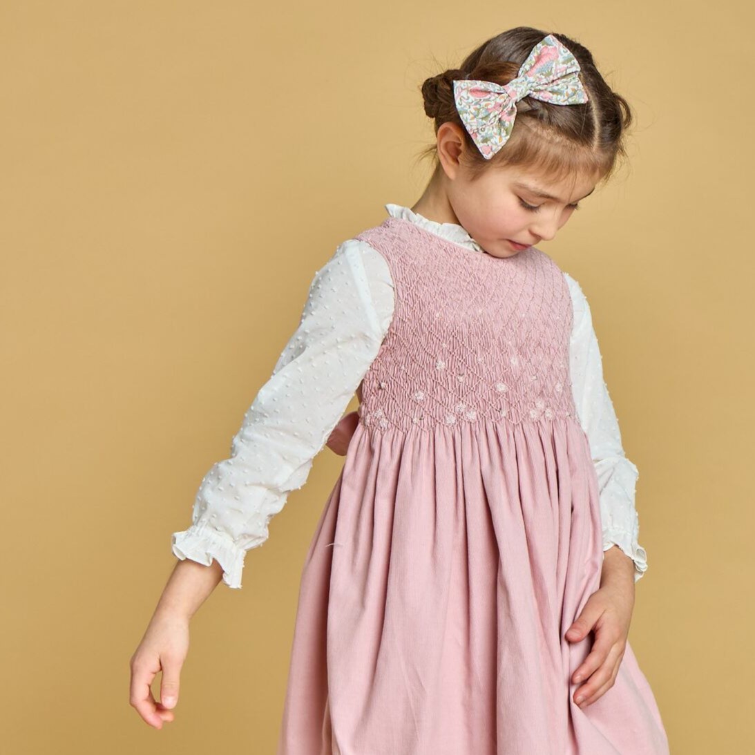  Emma スモッキングワンピース｜Kidiwi サイズ: 2Y(92cm)