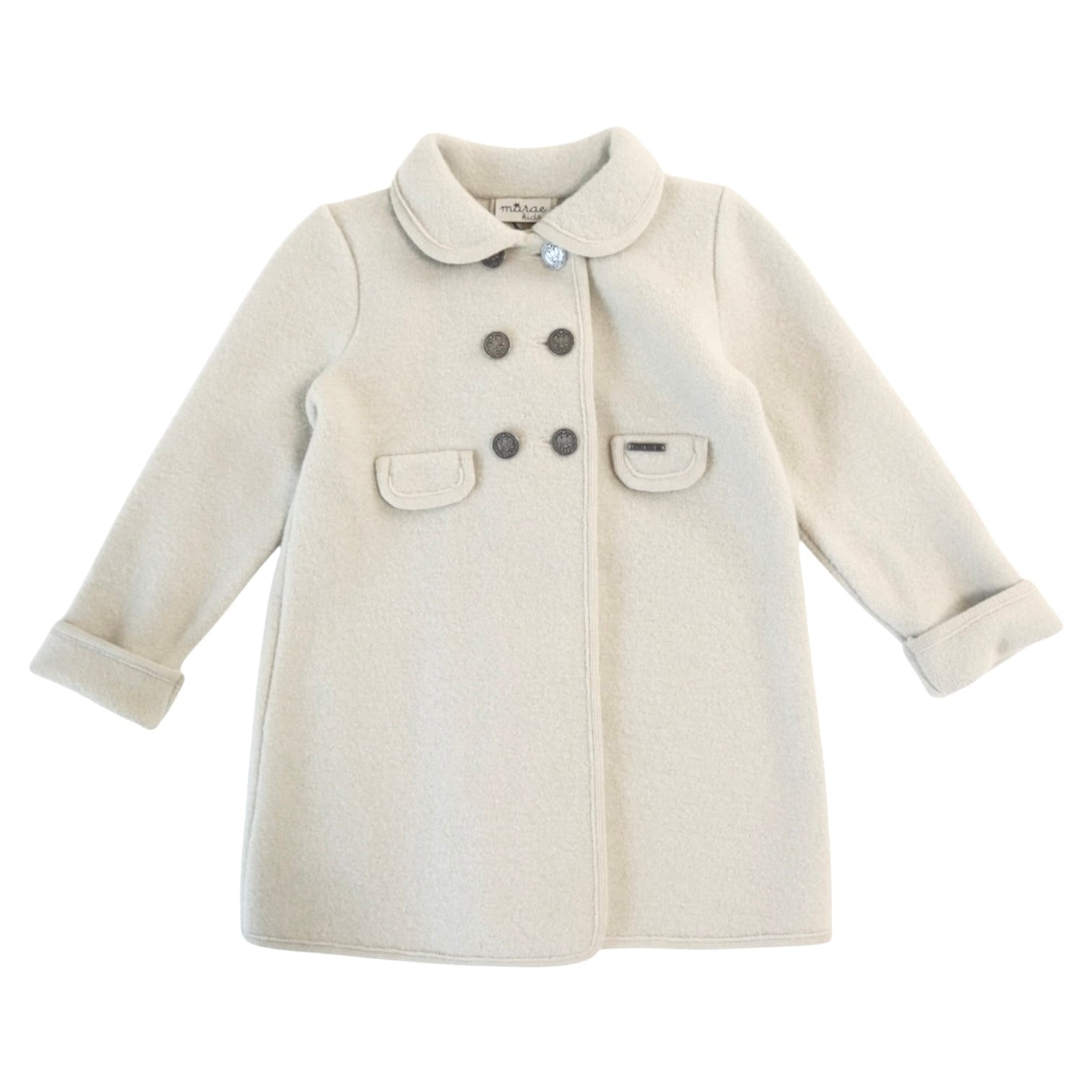 ダブルブレストコート（アイボリー）｜Marae サイズ: 4Y(104cm)