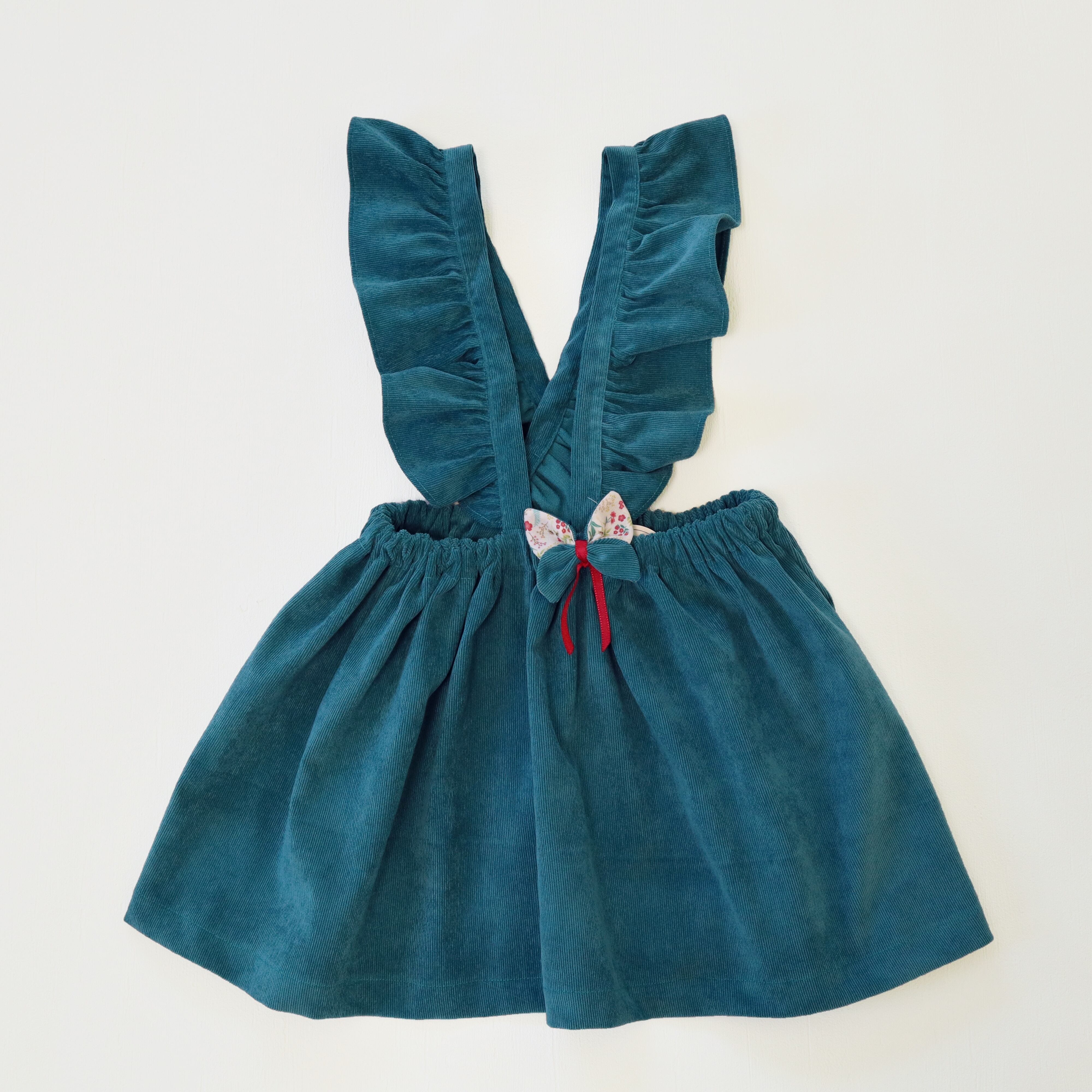  Green Corduroy シャツ＆ワンピース セットアップ｜Belan サイズ: 4Y(104cm)