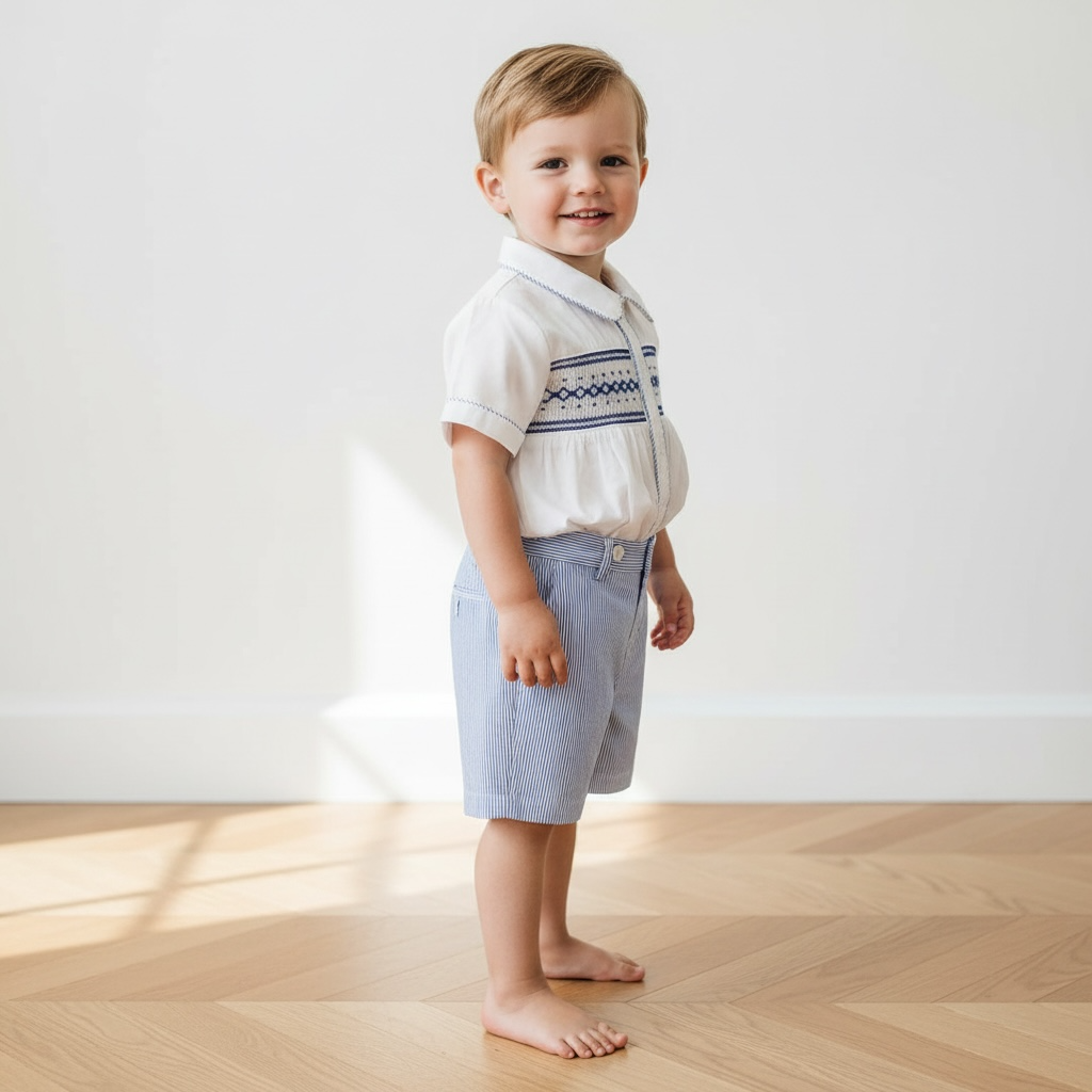 Louis スモッキングセットアップ｜Rachel Riley サイズ: 3Y(98cm)