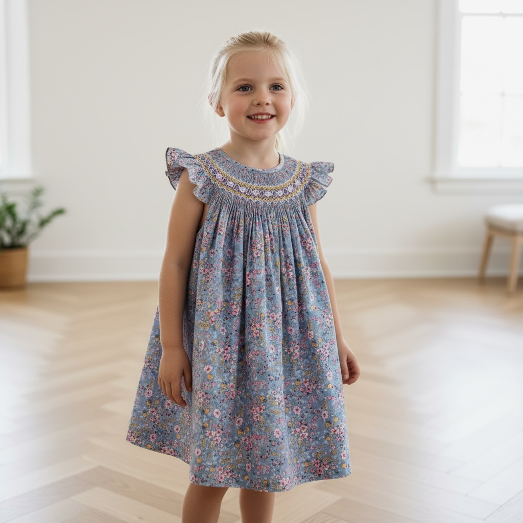 Liberty Bishop スモッキングワンピース｜Belan サイズ: 2Y(92cm)