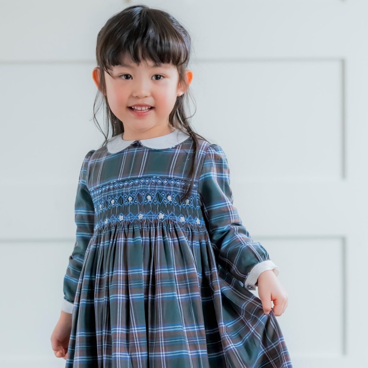 Charlotte スモッキングワンピース｜Annafie サイズ: 3Y(98cm)