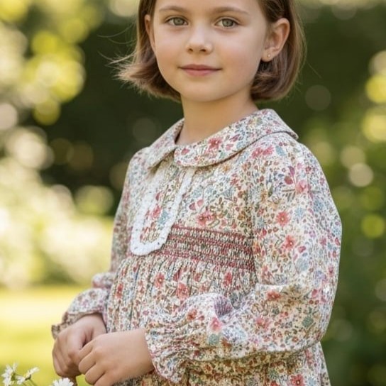  Lucia スモッキングワンピース｜Pi&Pa サイズ: 2Y(92cm)