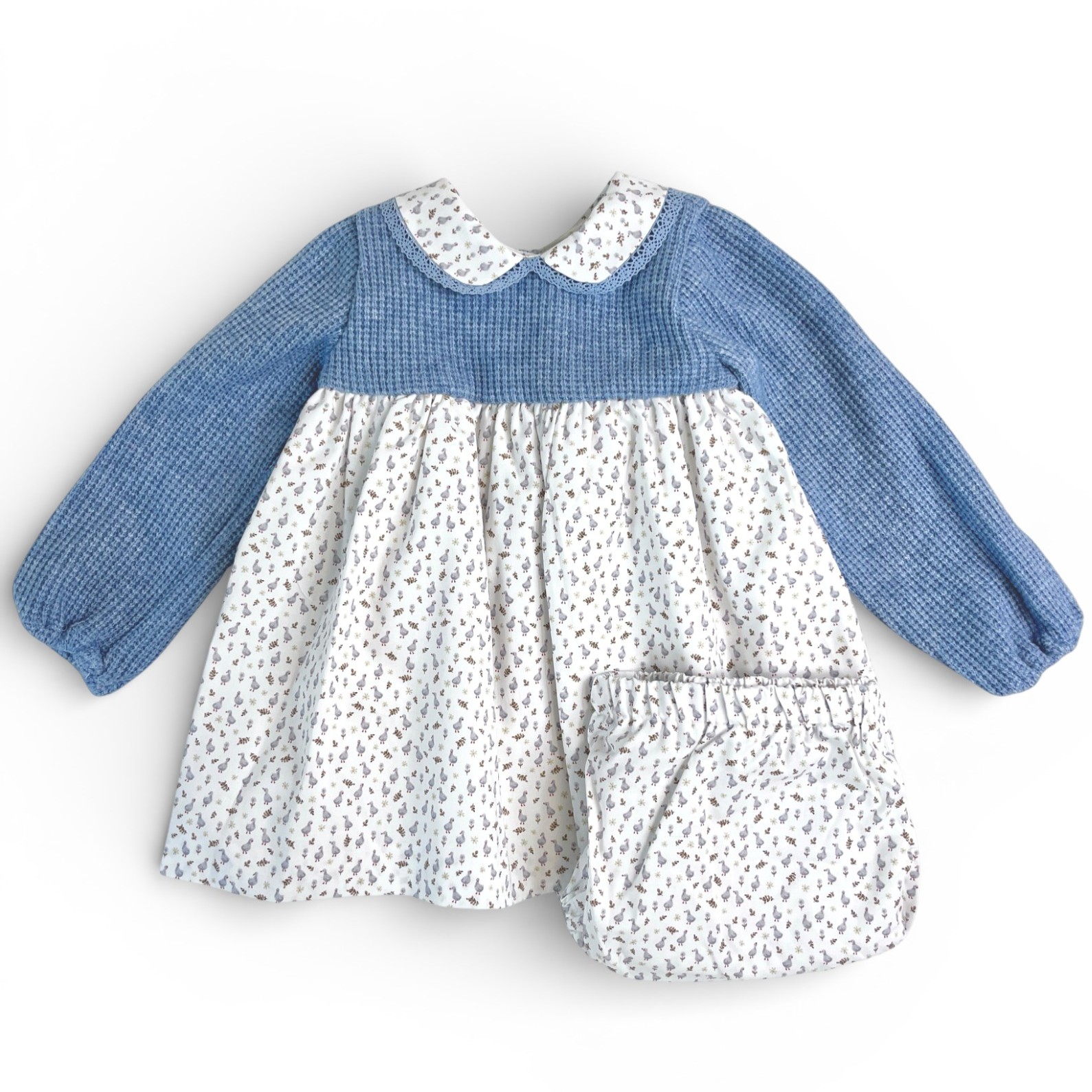  Duck ベビーワンピース｜Cua-cuak サイズ: 18M(86cm）