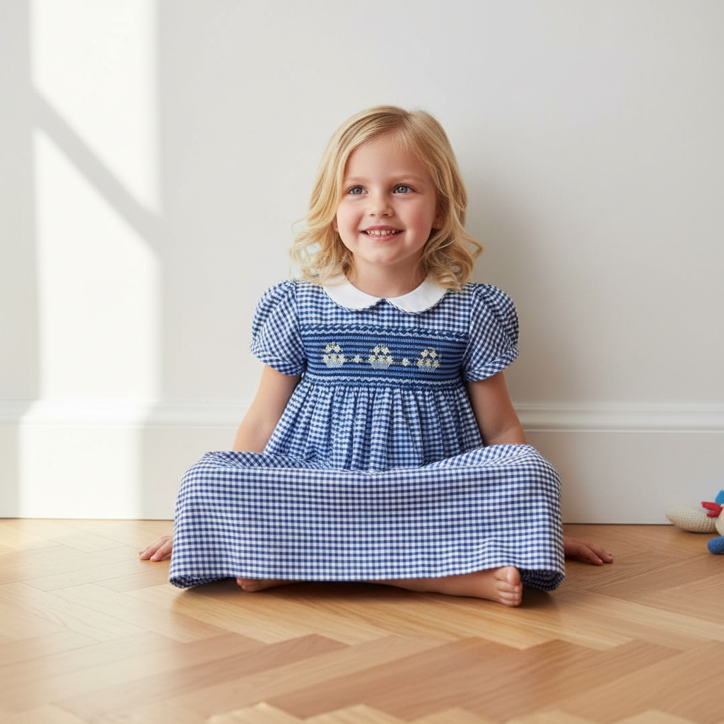 Desiree スモッキングワンピース｜Annafie サイズ: 12M(80cm）