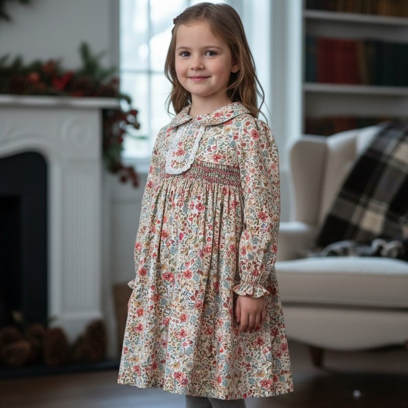  Lucia スモッキングワンピース｜Pi&Pa サイズ: 2Y(92cm)