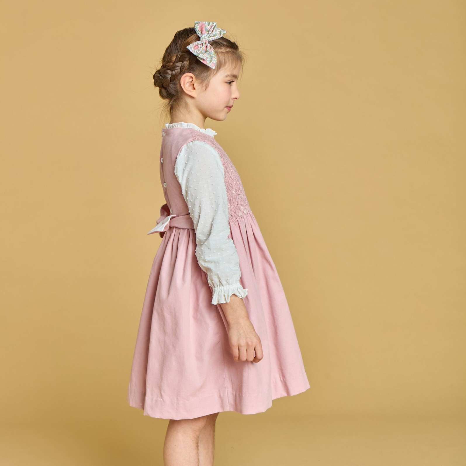  Emma スモッキングワンピース｜Kidiwi サイズ: 2Y(92cm)