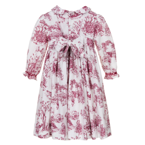 Philine Toile de Jouy スモッキングワンピース｜Annafie サイズ: 12M(80cm）