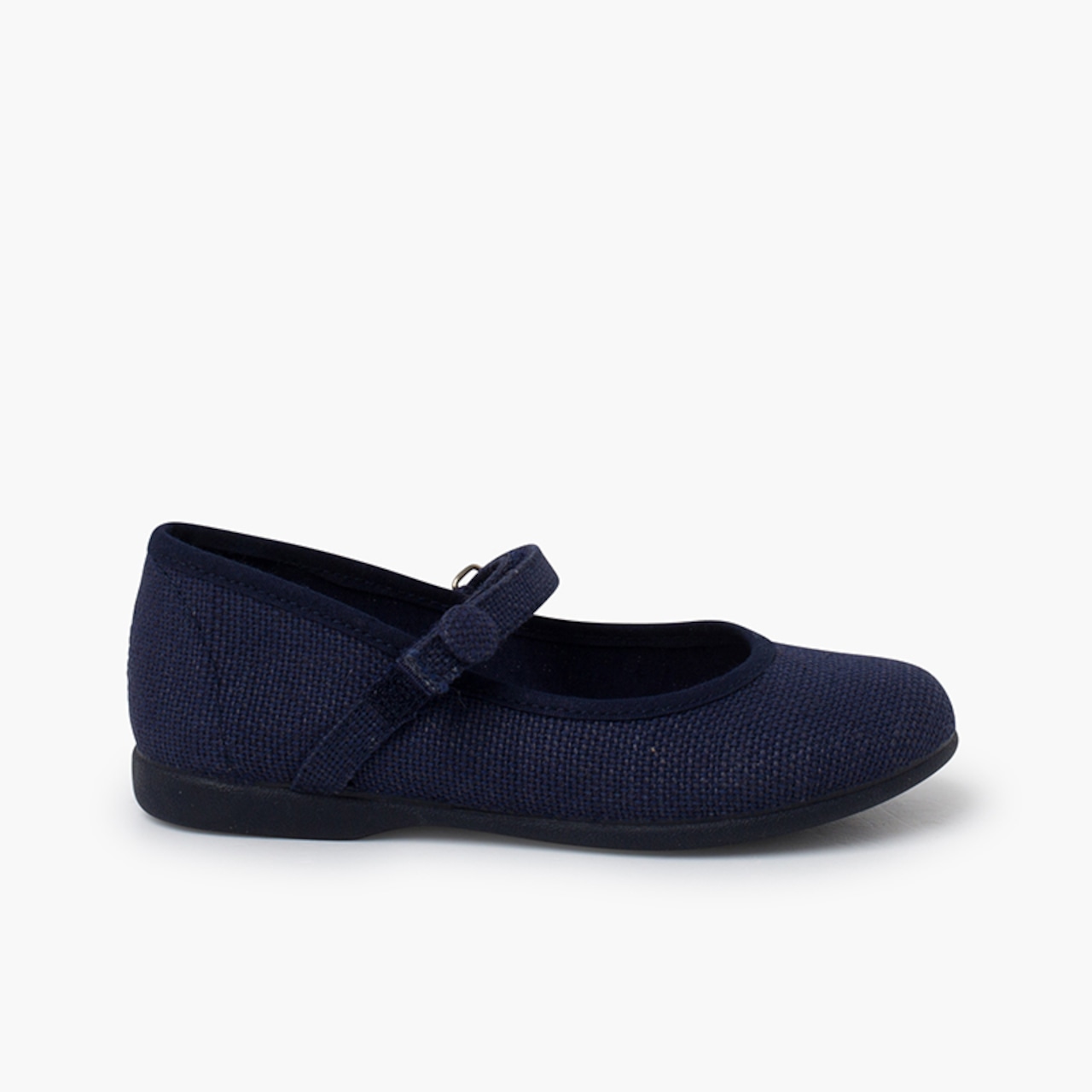 Mary Jane Linen Navy シューズ｜Pisamonas サイズ: 21(13.5cm)