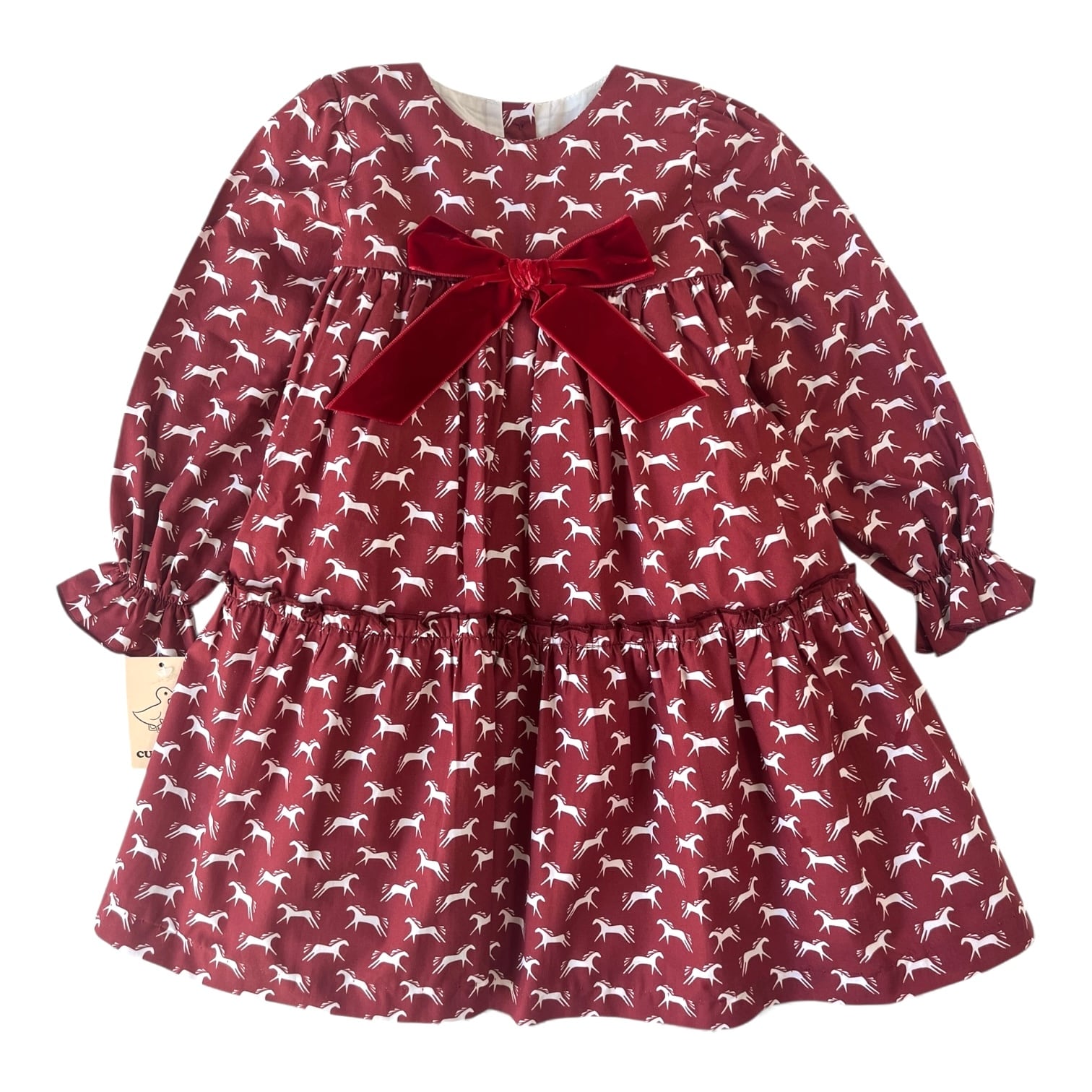  Horse ワンピース（Red）｜Cua-Cuak