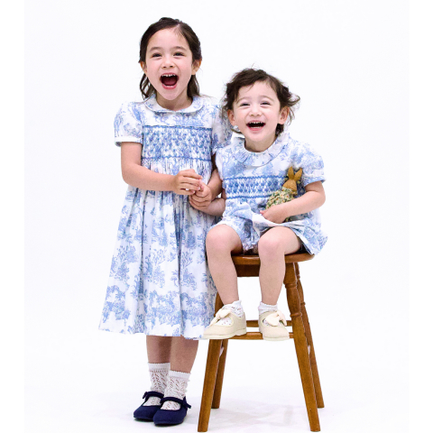 Theodora スモッキングワンピース｜Annafie サイズ: 12M(80cm）