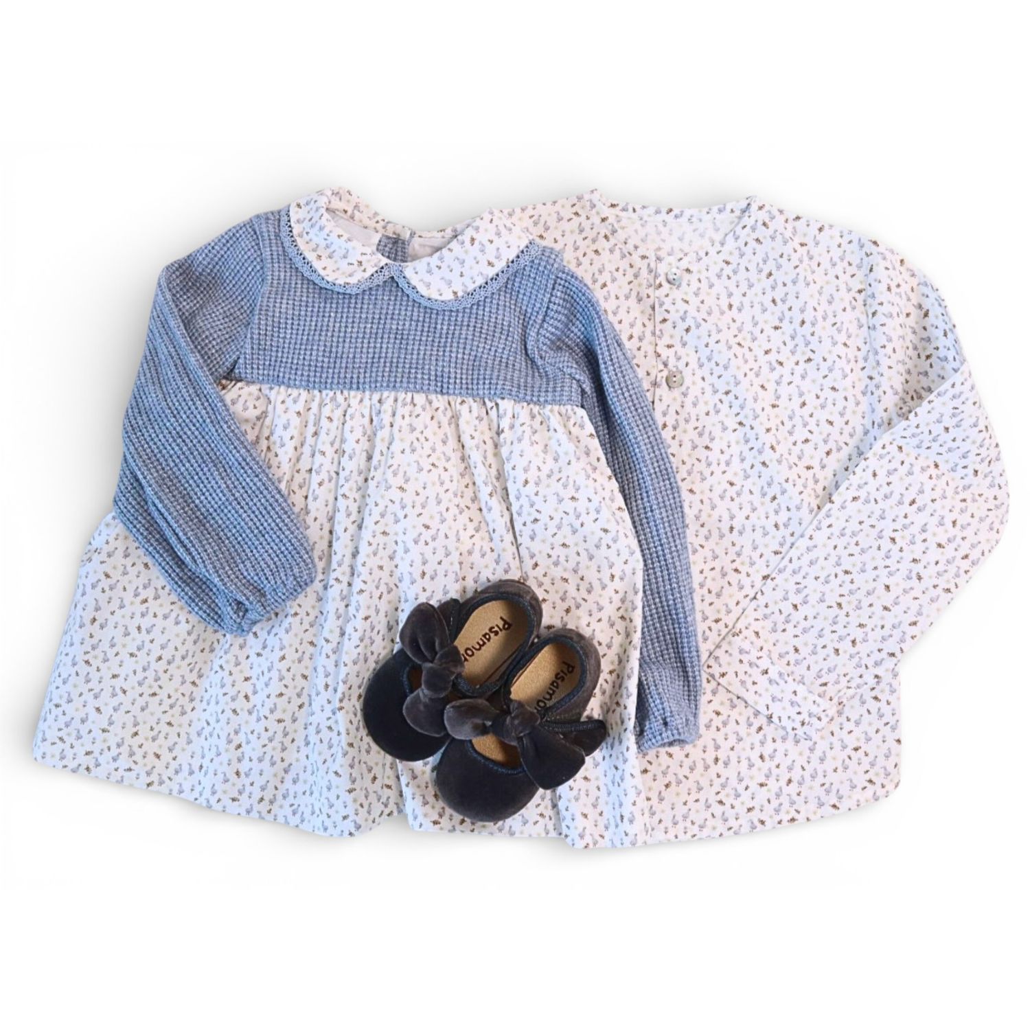  Duck ベビーワンピース｜Cua-cuak サイズ: 18M(86cm）