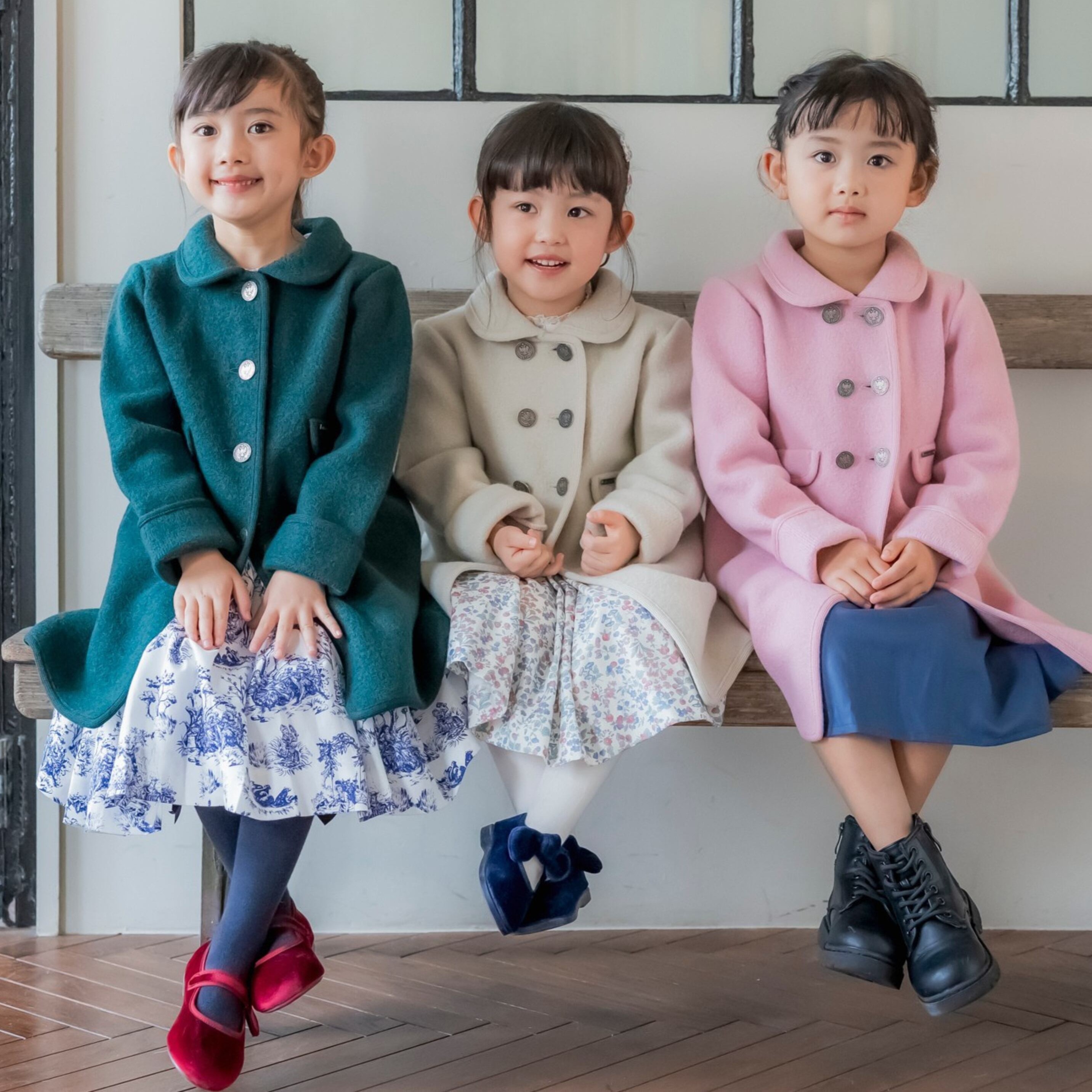 シングルブレストコート｜Marae サイズ: 4Y(104cm)