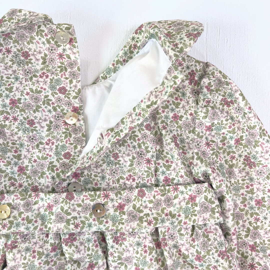  Lucia スモッキングロンパース｜Pi&Pa ベビーサイズ: 18ヶ月 (86cm)