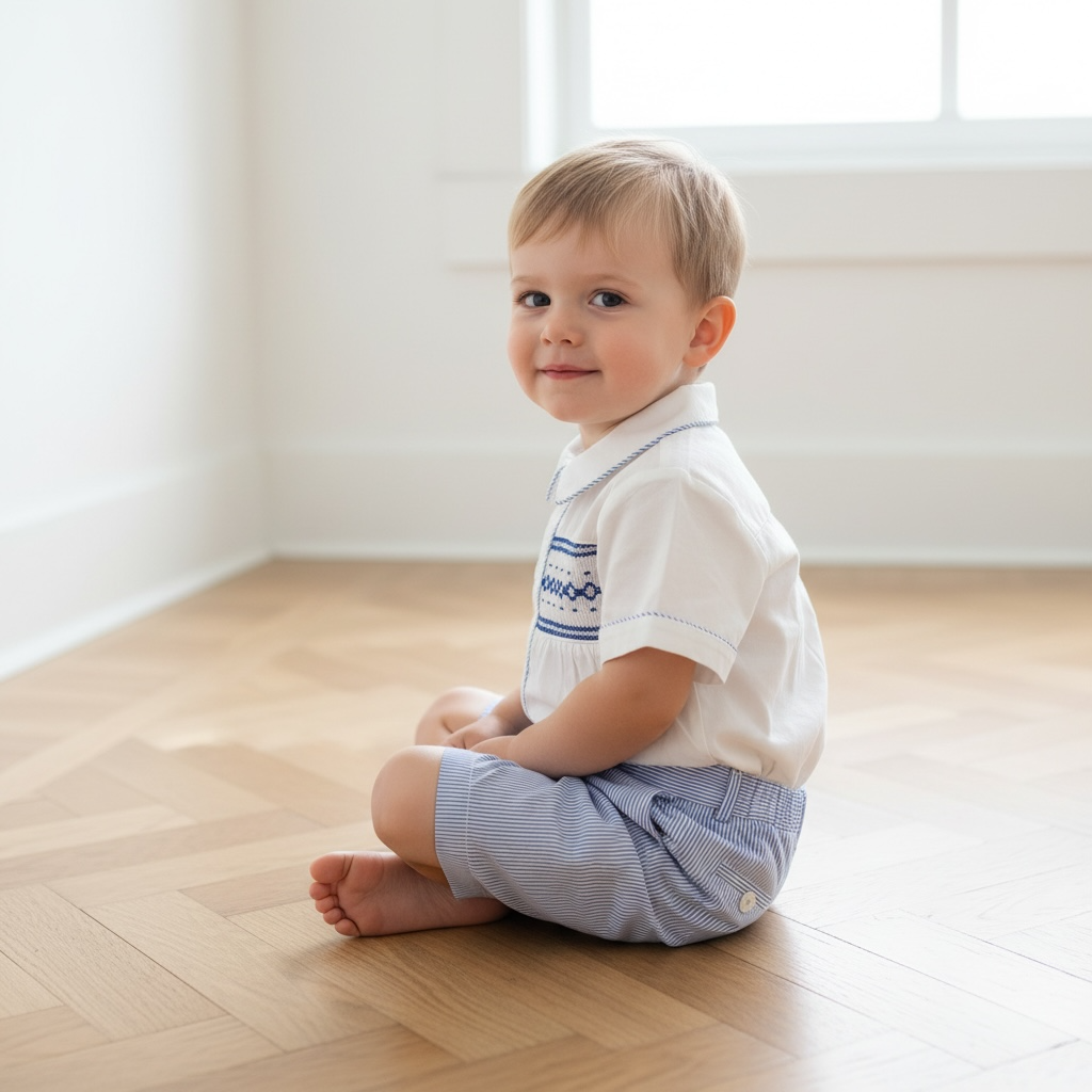 Louis スモッキングセットアップ｜Rachel Riley サイズ: 3Y(98cm)