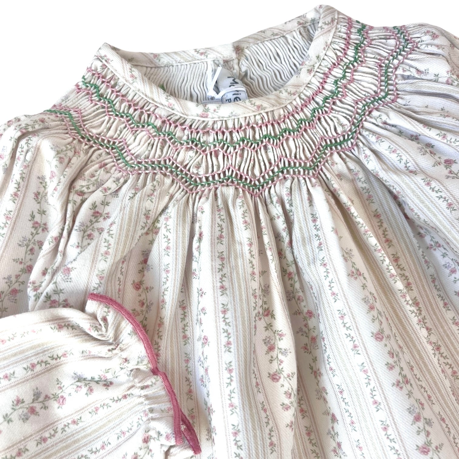  Rose Smocking Shirt｜Marie Puce サイズ: 4Y(104cm)