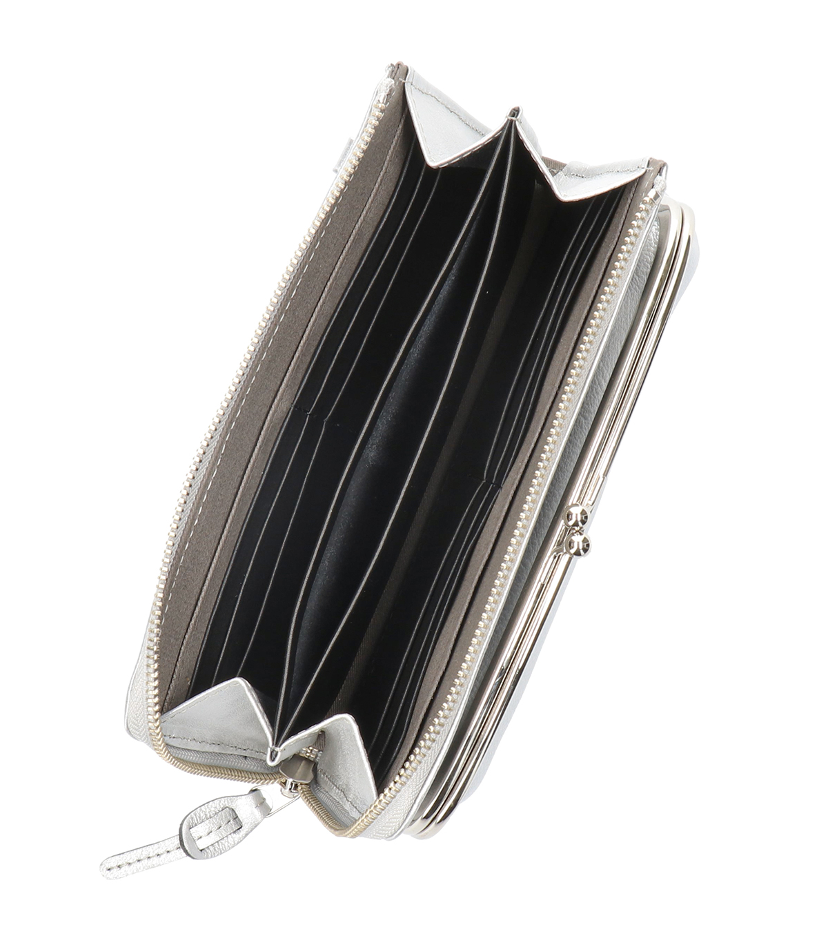 お財布ショルダー がまくちマホン カラー: シルバー