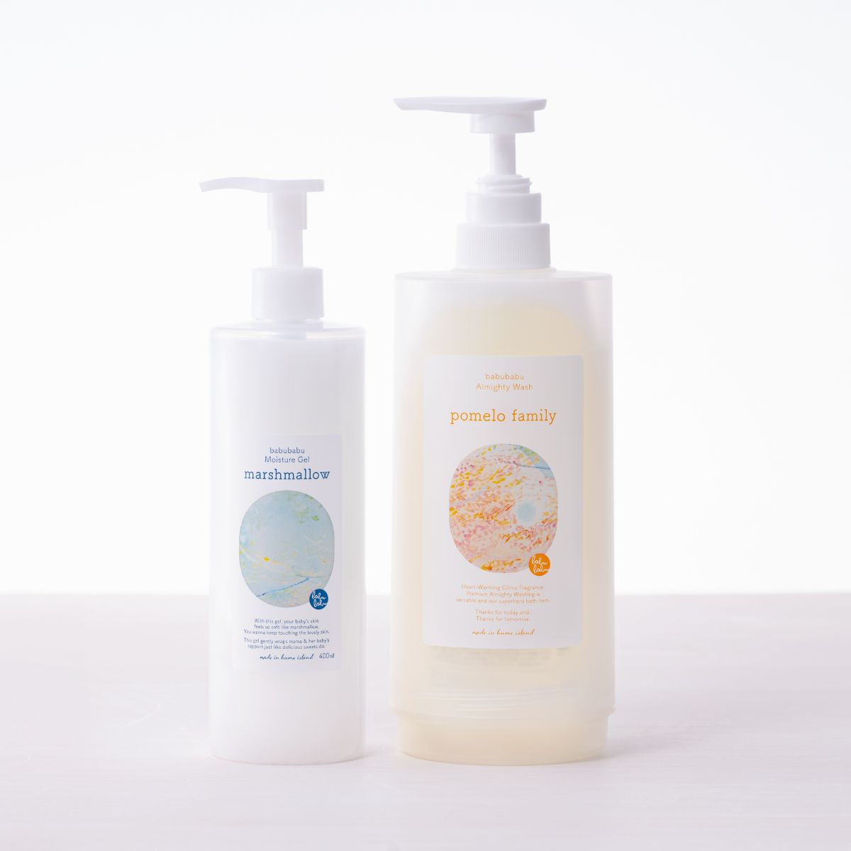 ばぶばぶ ポメロ300ml ＋ マシュマロ400ml セット 定期】マシュマロ400ml＆ポメロ600mlセット ｜ ばぶばぶストア
