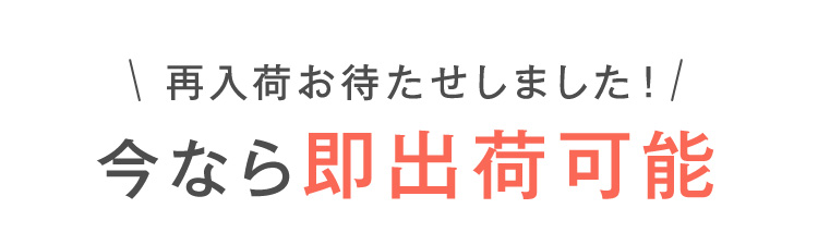 再入荷お待たせしました！今なら即出荷可能